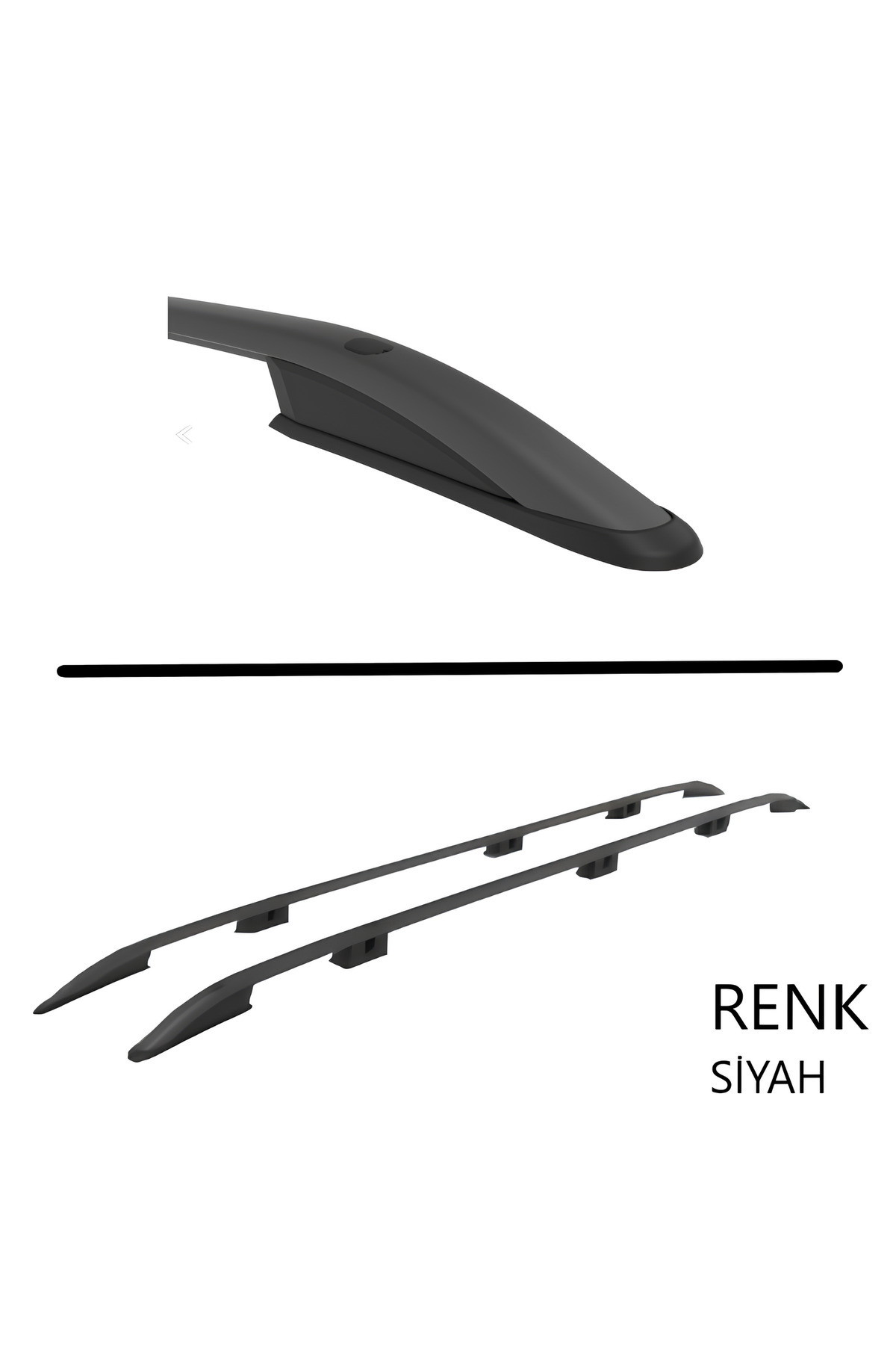 TUNAX OTO EXPERT TRAVELLER KISA ŞASE TAVAN ÇITASI SİYAH 2017 2018