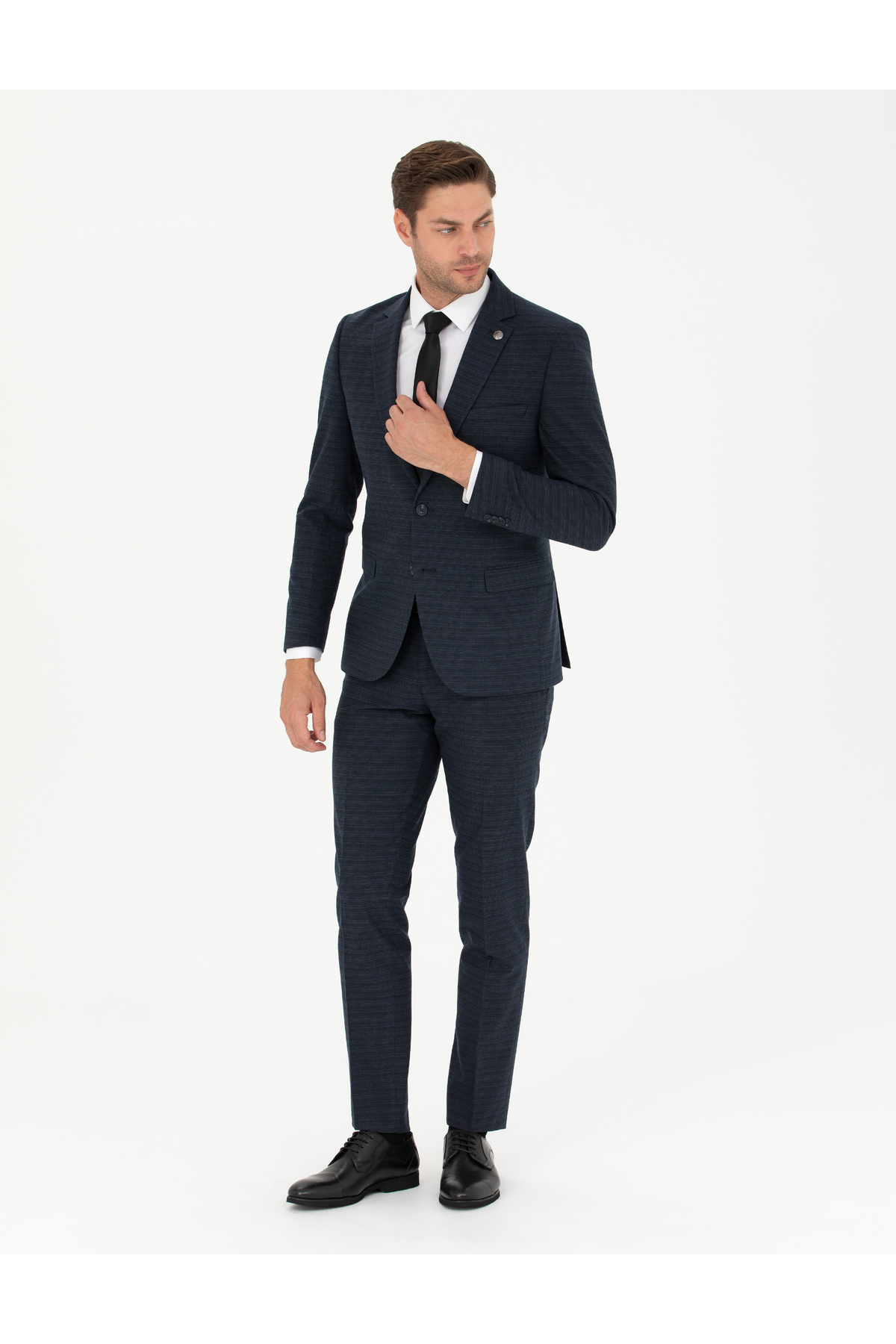 پیر کاردین سابق آبی نیروی دریایی Slim Fit Suit 50278529-VR033