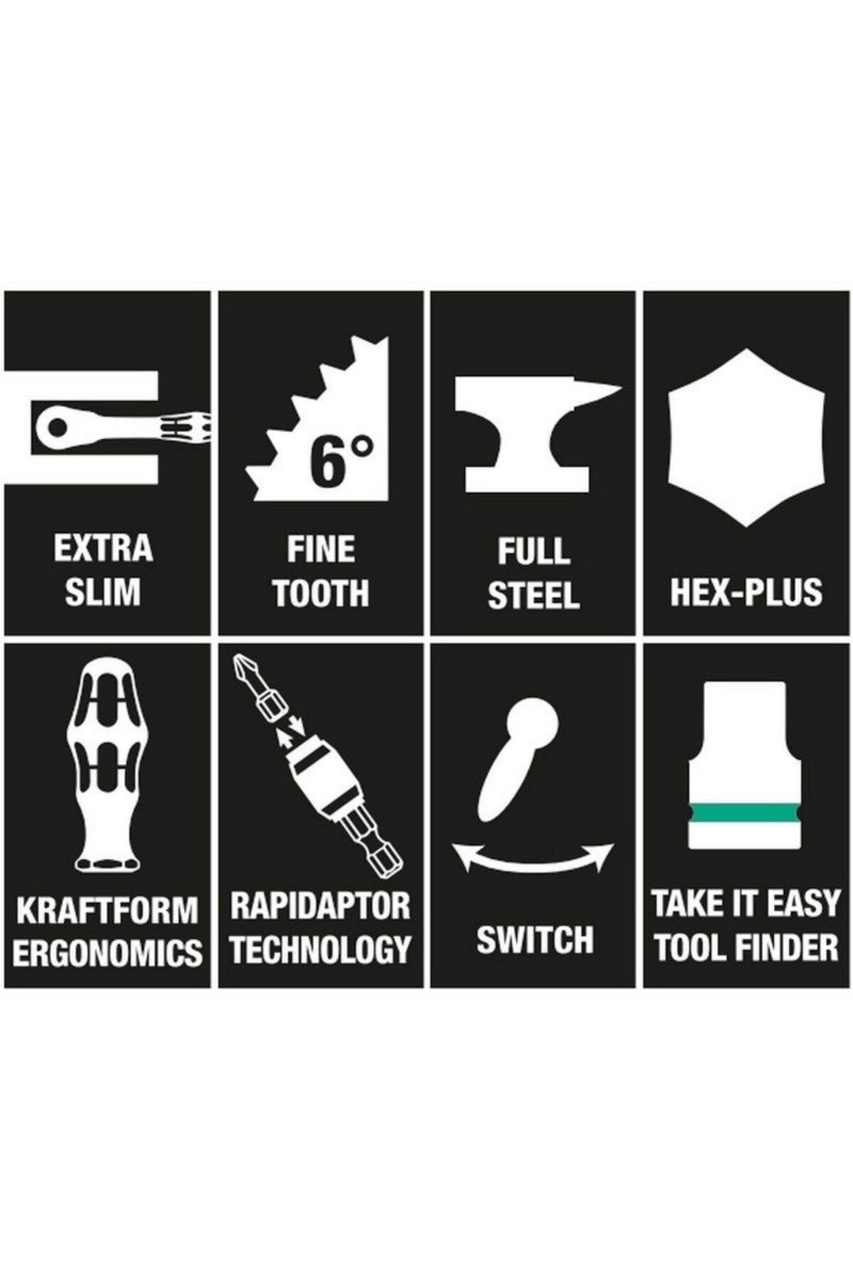 wera-Tool-Check Automotive1 Mini Socket and Bits Bit Set (05200995001) 5