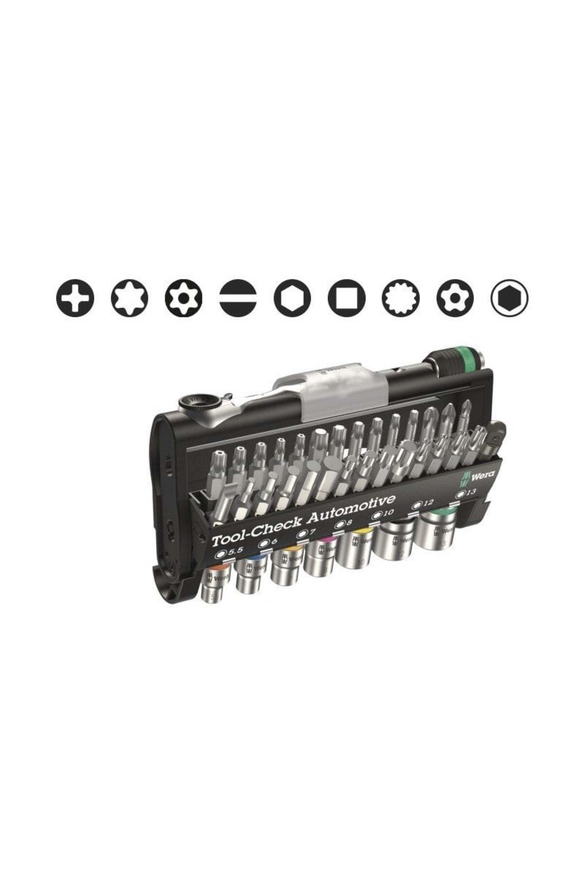 wera-Tool-Check Automotive1 Mini Socket and Bits Bit Set (05200995001) 3