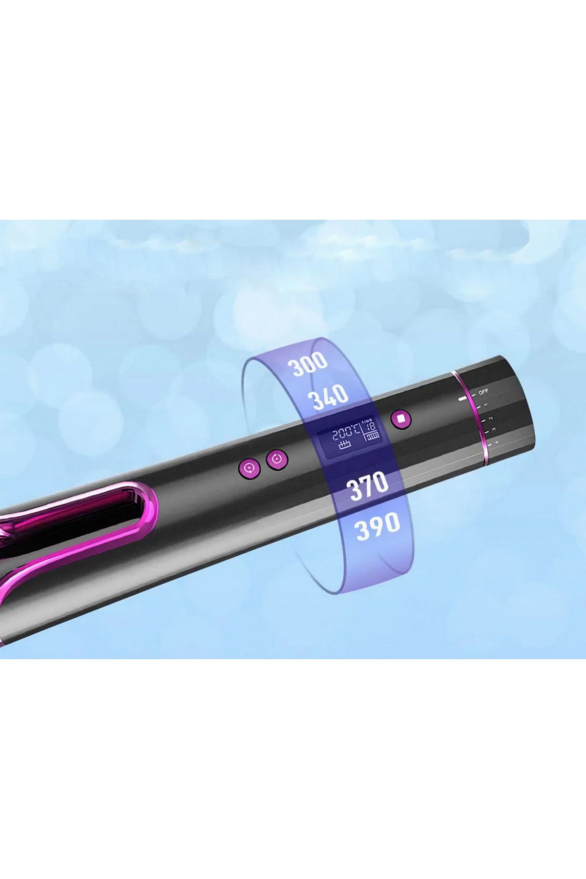 varioshop-VarioShop® Automatic Curling Iron, for loose, natural and fast curls, 4 speed settings, choice 4