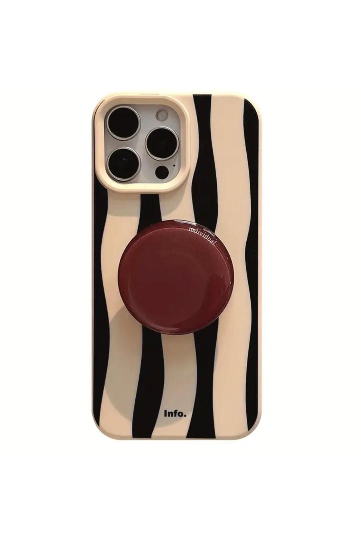 Burroe Atalier-حافظة هاتف iPhone 13 بنمط حبوب القهوة مع جهاز 2