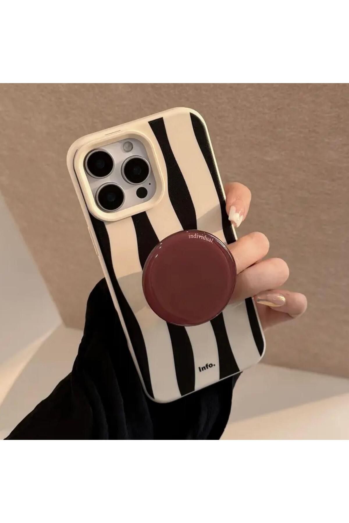 Burroe Atalier-حافظة هاتف iPhone 13 بنمط حبوب القهوة مع جهاز 5