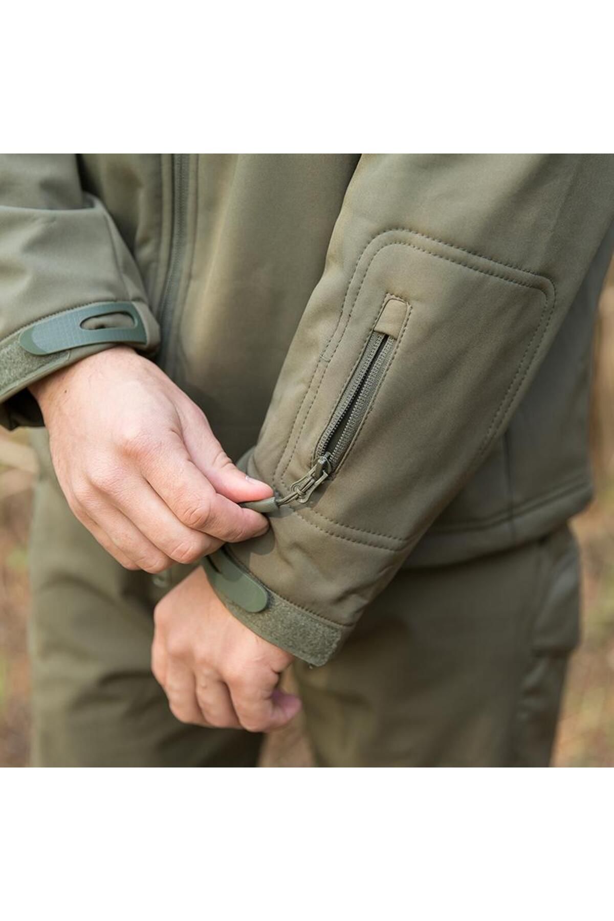 Lion camo-Softshell Jacket with Lined Wool 'Shellpower' 3