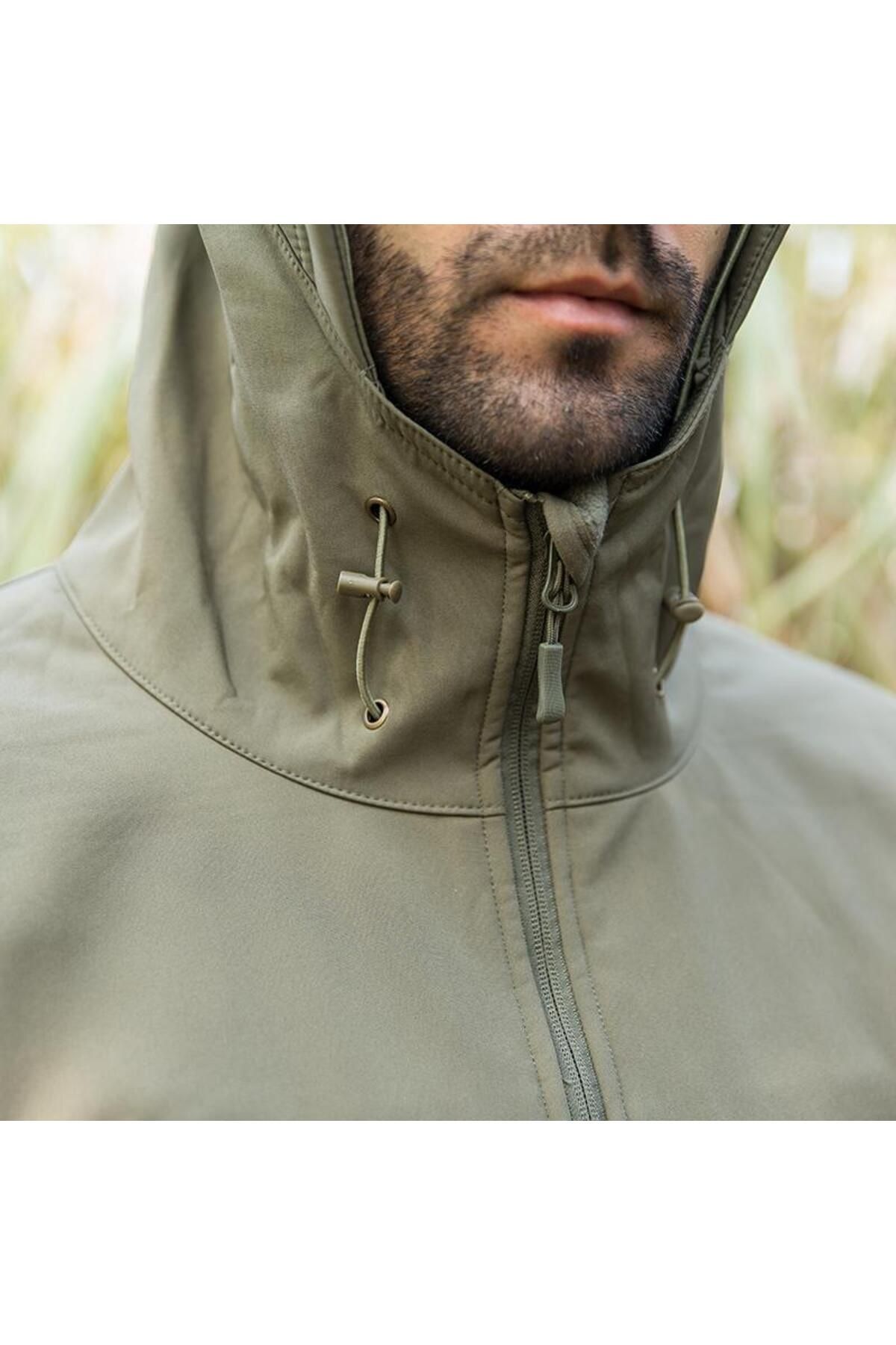Lion camo-Softshell Jacket with Lined Wool 'Shellpower' 5