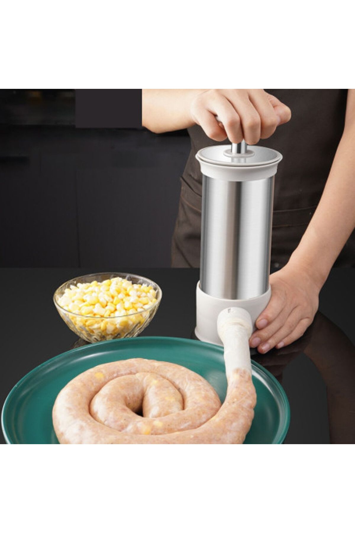 Kardett-Sausage filling machine, 5-piece set, device and 4 assorted tubes 3