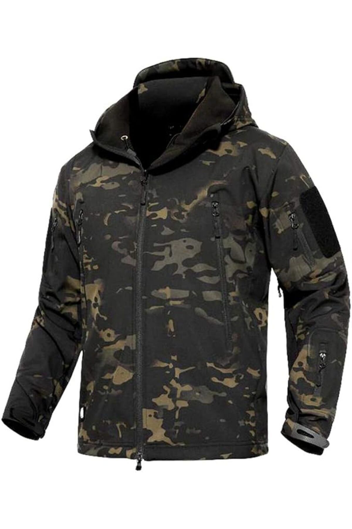 Lion camo-Softshell Jacket with Lined Wool 'Shellpower' 1