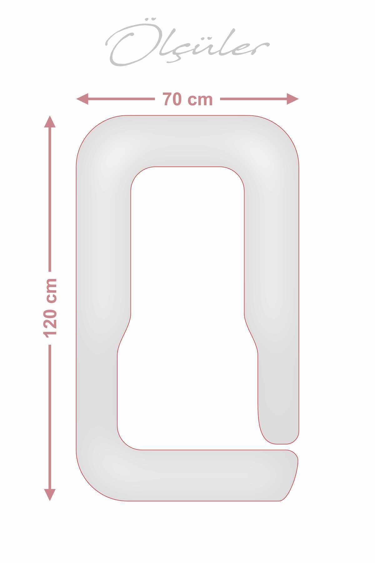 RUYALAR BEBEK 5 Farklı Bölge Destekli Hamile Ve Emzirme Yastığı fotoğrafı 5 (önizleme)
