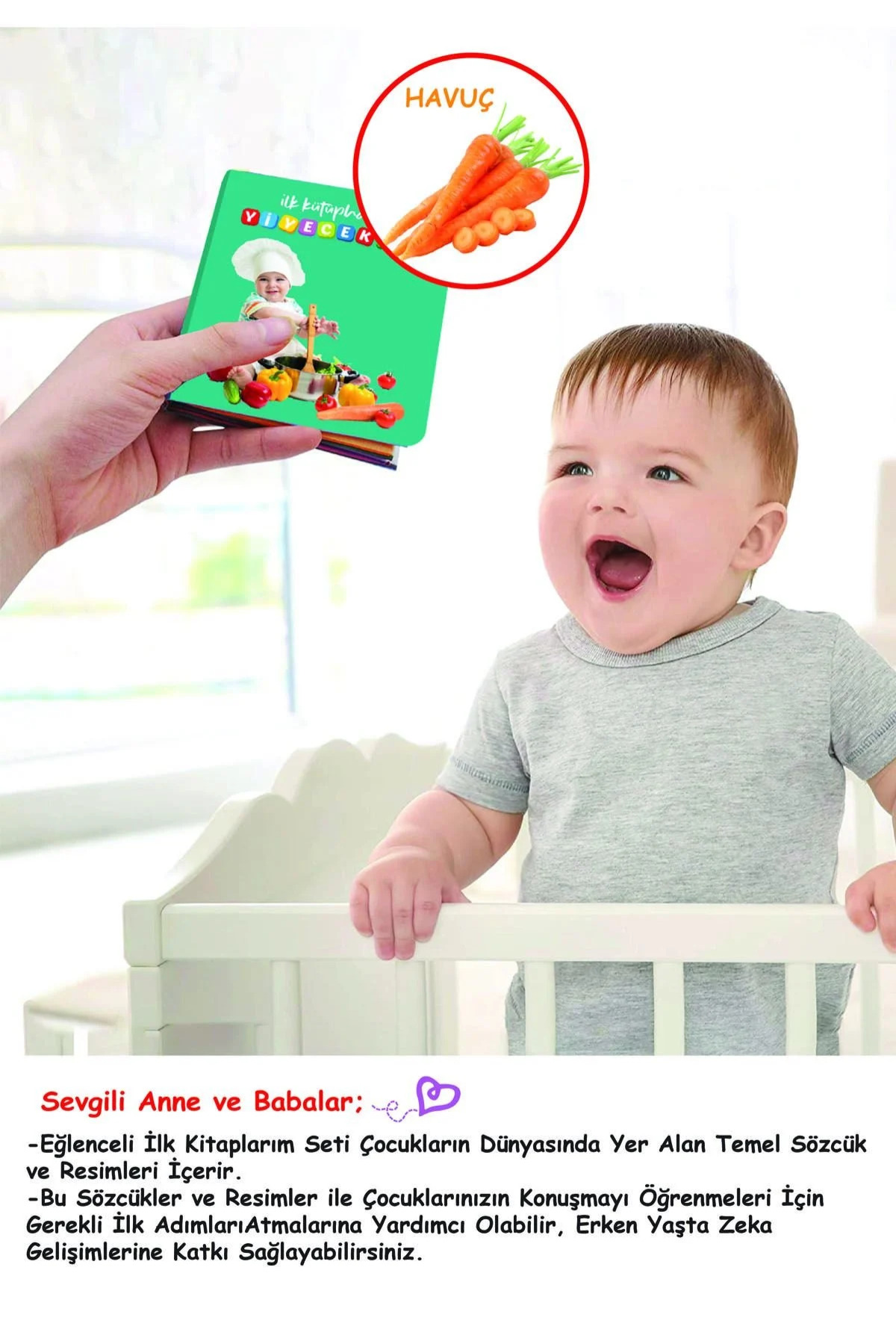 Diytoy TinyUp İlk Kütüphanem - 8'li Mini Kitap Seti | İlk Sözcükler | Eğitici ve Eğlenceli Bebek Kitapları fotoğrafı 4 (önizleme)