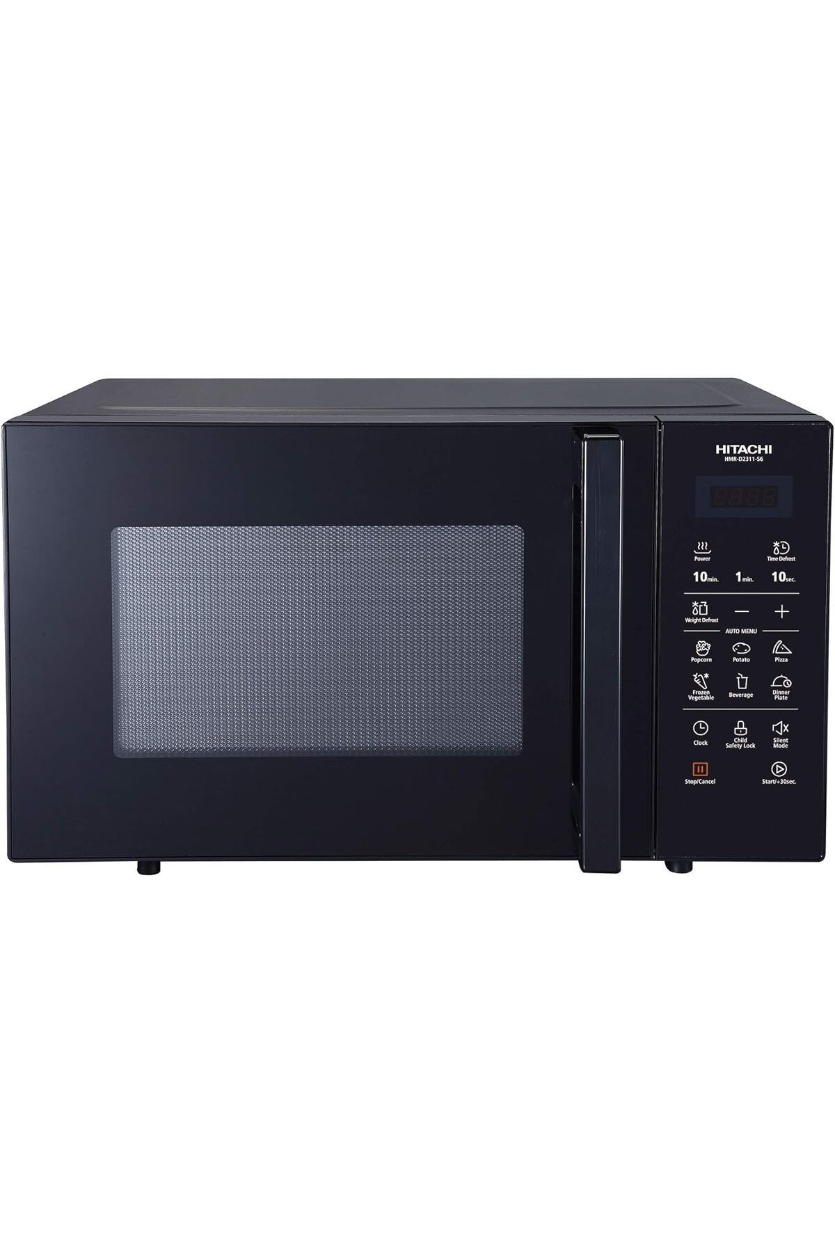 HITACHI-Hitachi 23L Digital Convection Microwave - LED Display - Multi-Cooking - HMR-D2311-S6 Black 1