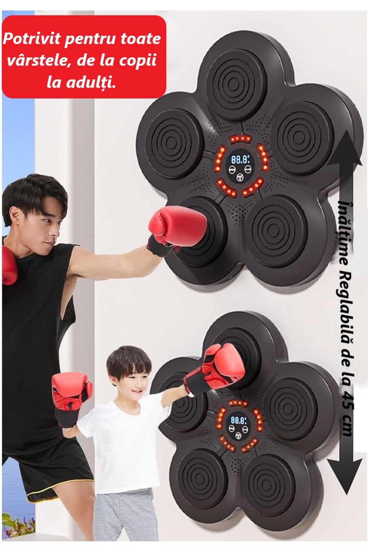 OEM-Boxing Training Target, Electronic Punching Equipment, Bluetooth with Various Rhythms 2