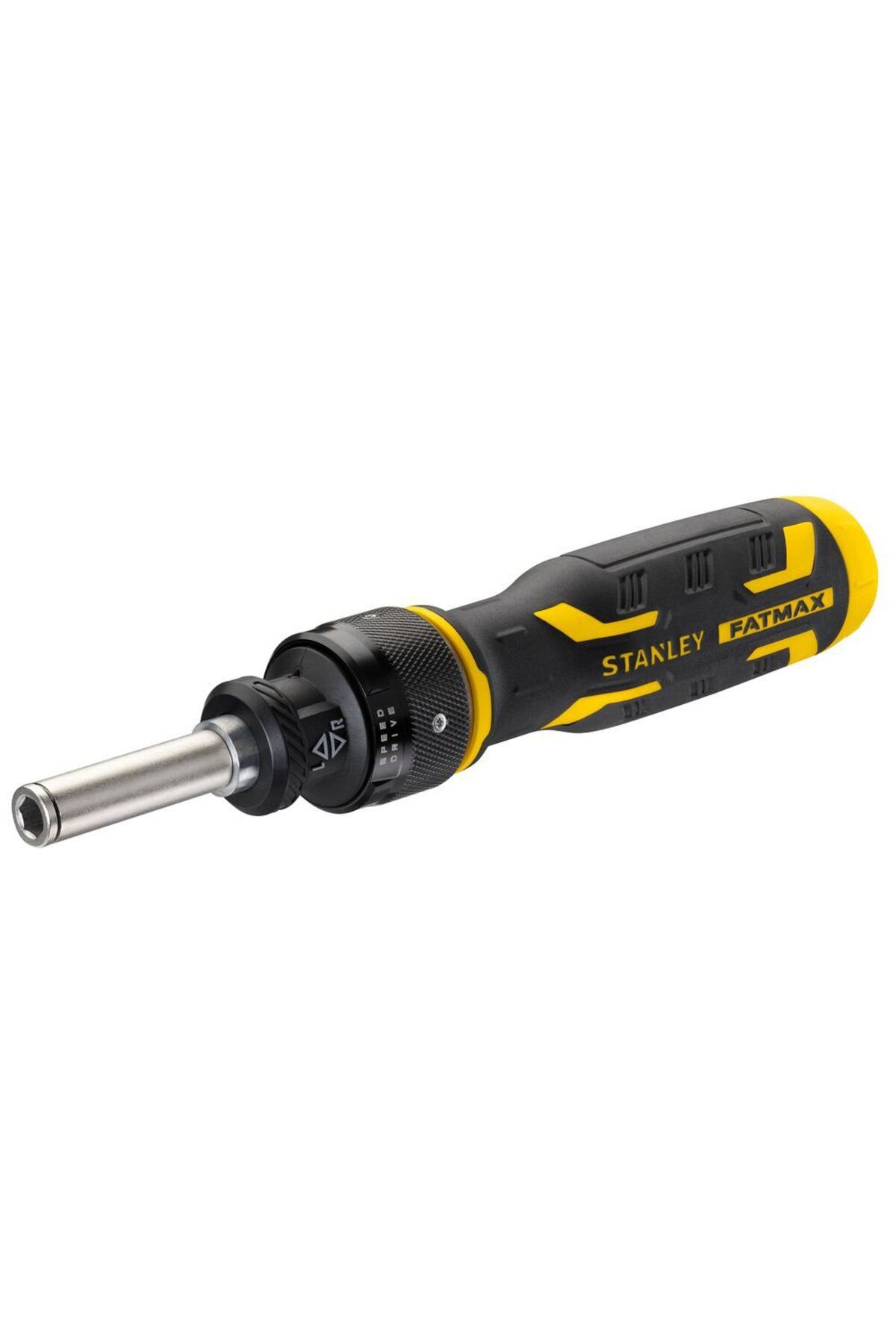 Stanley-FMHT62692-0, SpeedDrive FatMax multi-bit screwdriver with ratchet, bit magazine + 3 bits 1