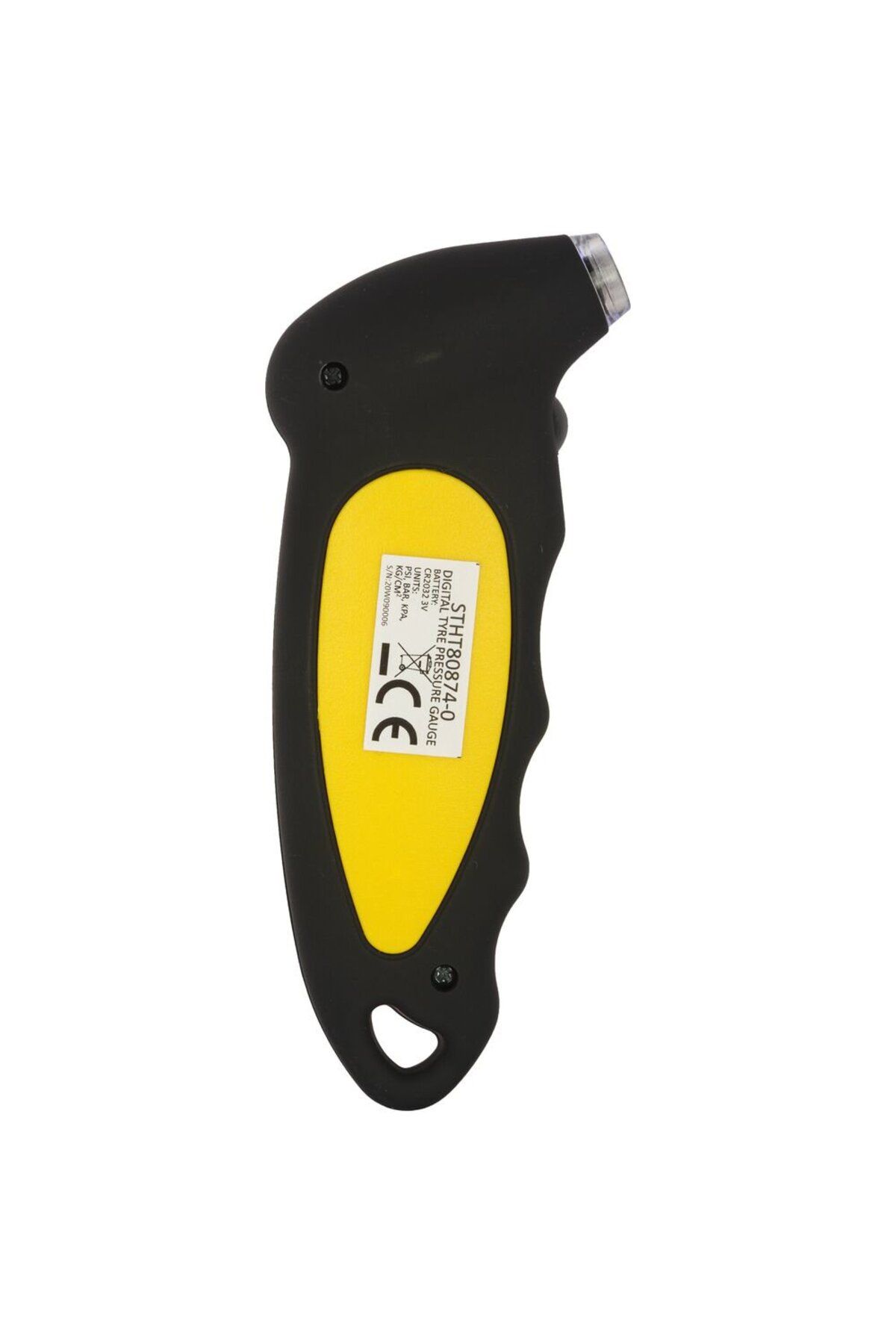 Stanley-STHT80874-0, digital tire pressure gauge, accuracy 0.01, ergonomic handle, psi, 4