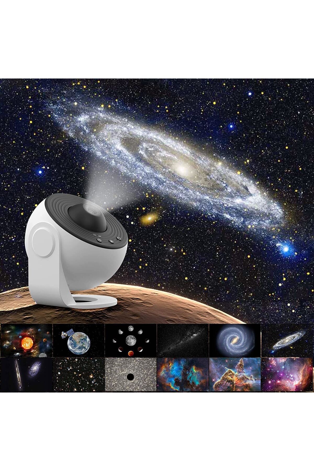 OEM-Advanced Star and Galaxy Projector for the Room, with 12 Thematic Slides 4