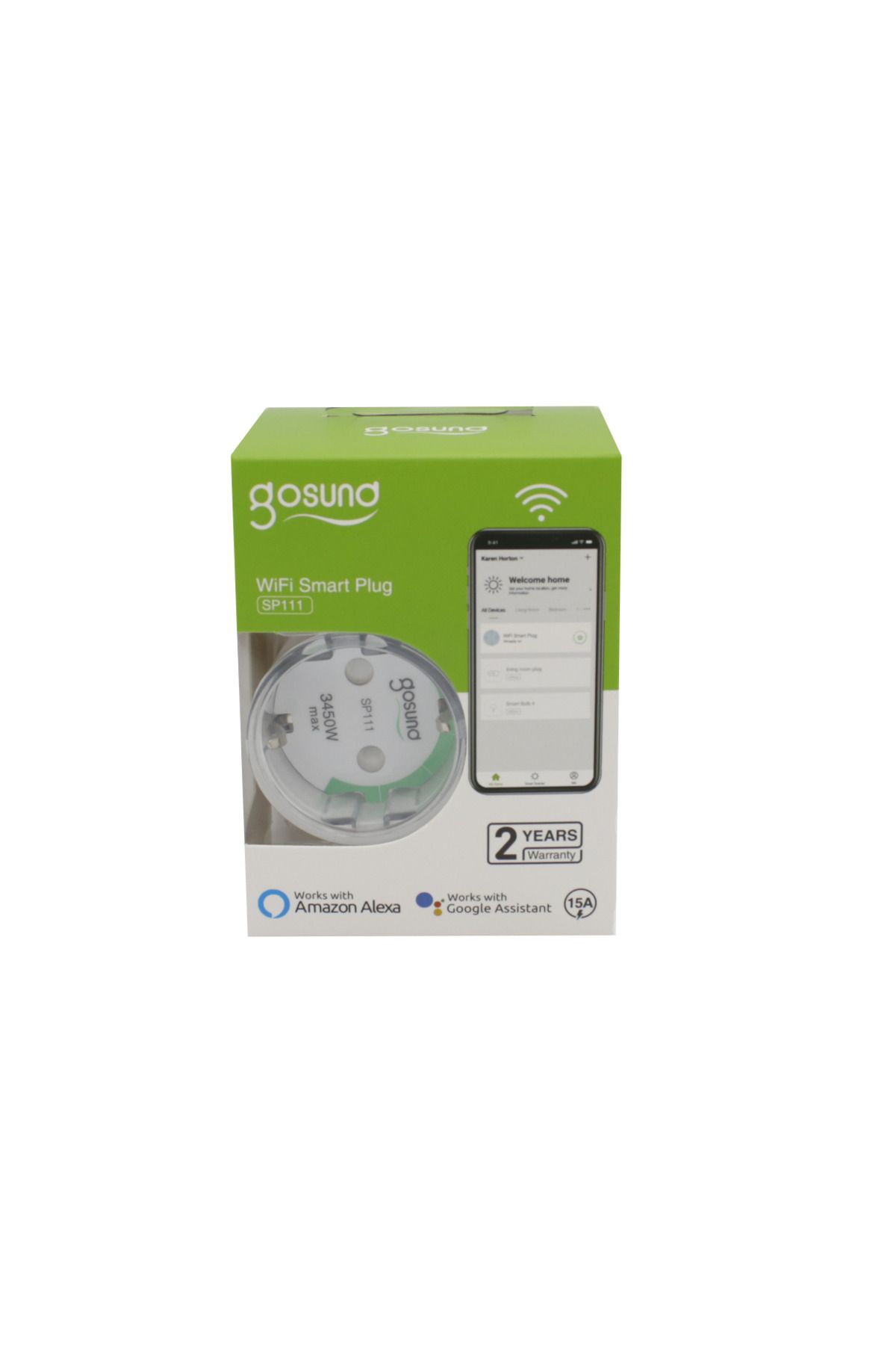 Proxxon-Gosund SP111 WiFi smart socket, 15A 3