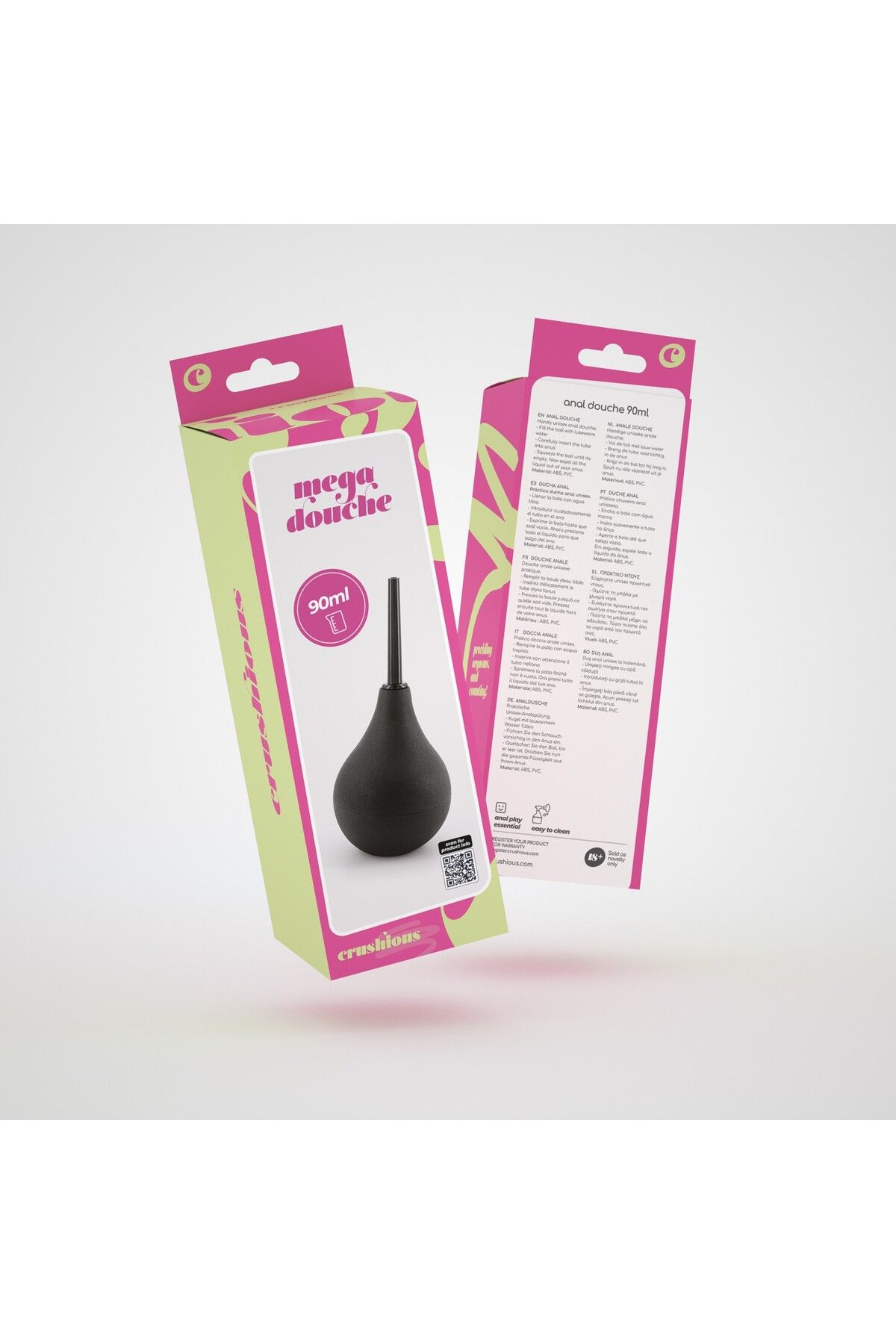 Crushious-Posterior Irrigator Mega Douche, Efficient and Delicate Cleaning Intimate Hygiene, 90 ml 4