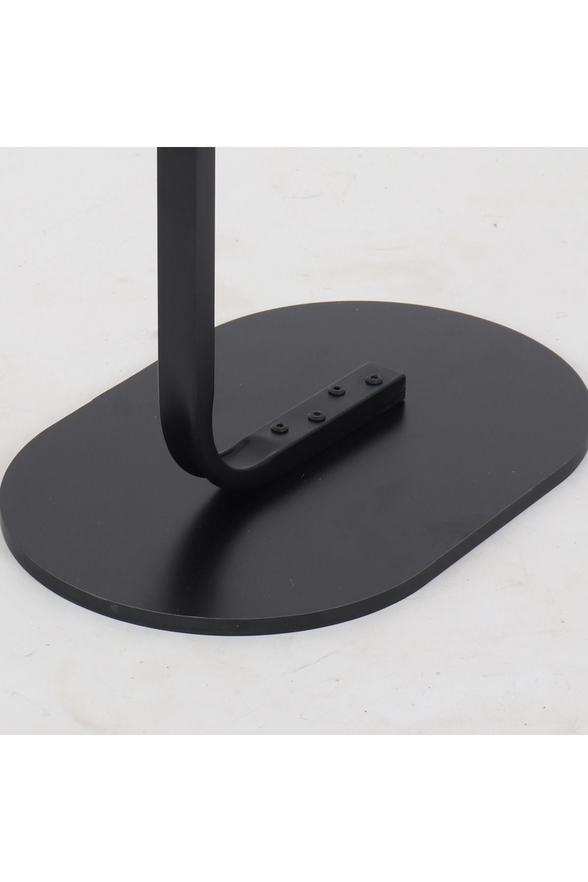 Vi Markets-Optimo Serving Table - Brown Top with Built-in Ramp - Metal Base 6