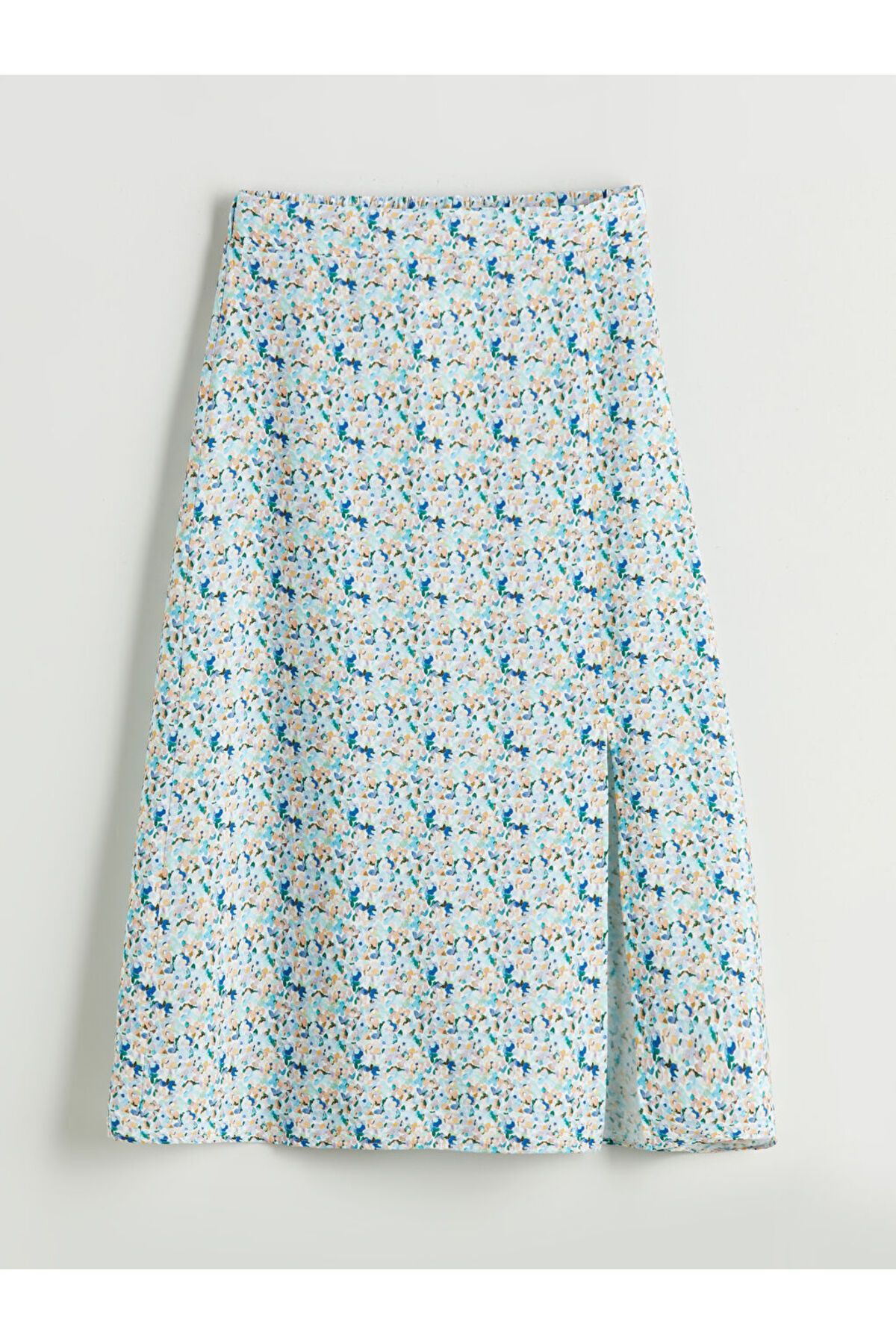 LC Waikiki-Sparkling Selections from Shining Store |   Mixed Elastic Waist Floral Slit Skirt 5
