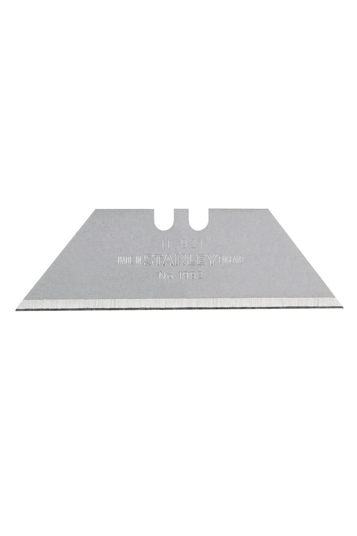 Stanley-4-11-921, Set of 400 trapezoidal blades 1992 with a length of 62mm and a width of 19mm 1