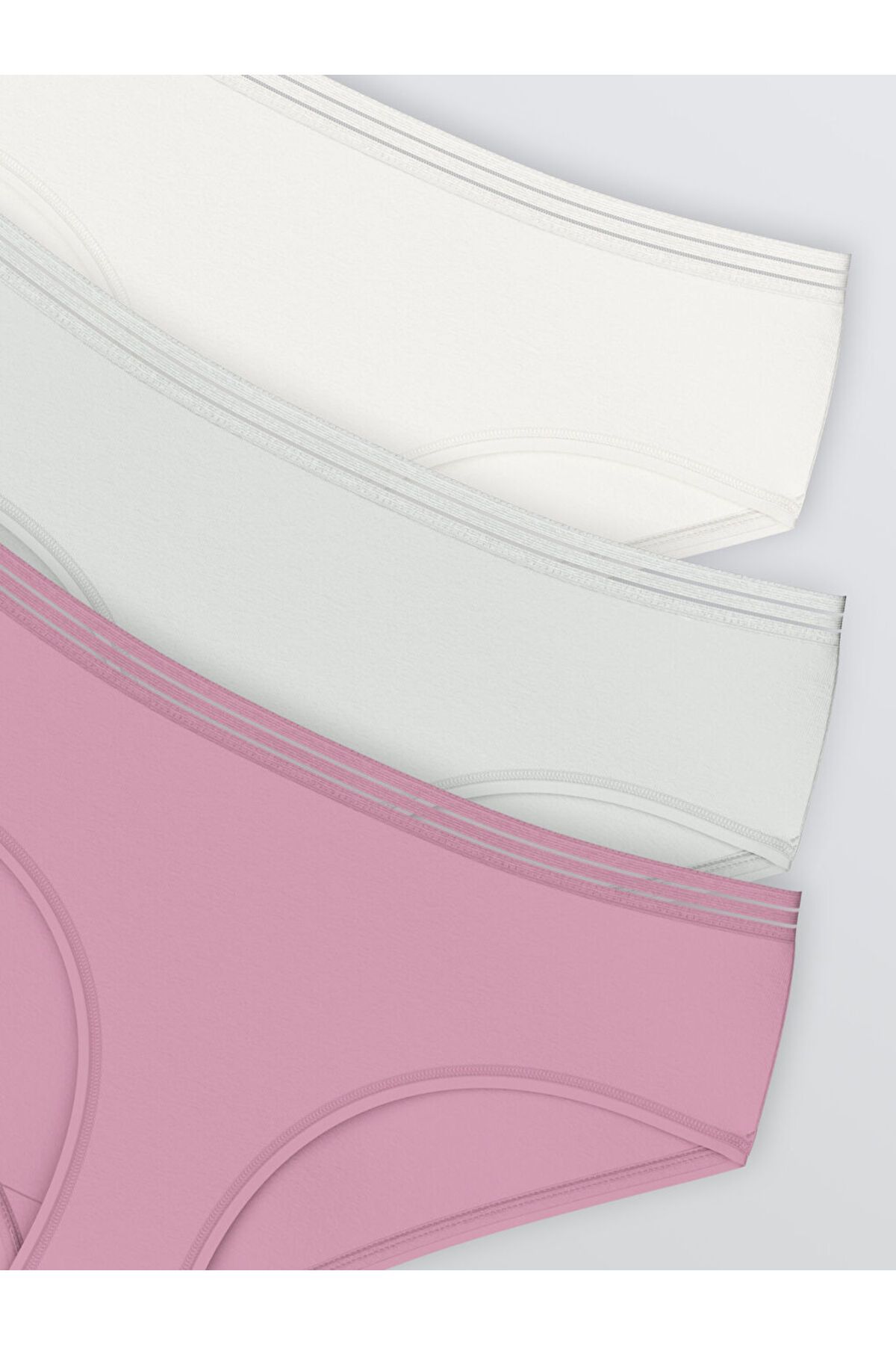 LC Waikiki-Create Your Style from Uzg Store |   Lilac Plain Hipster Panties 3-Pack 3