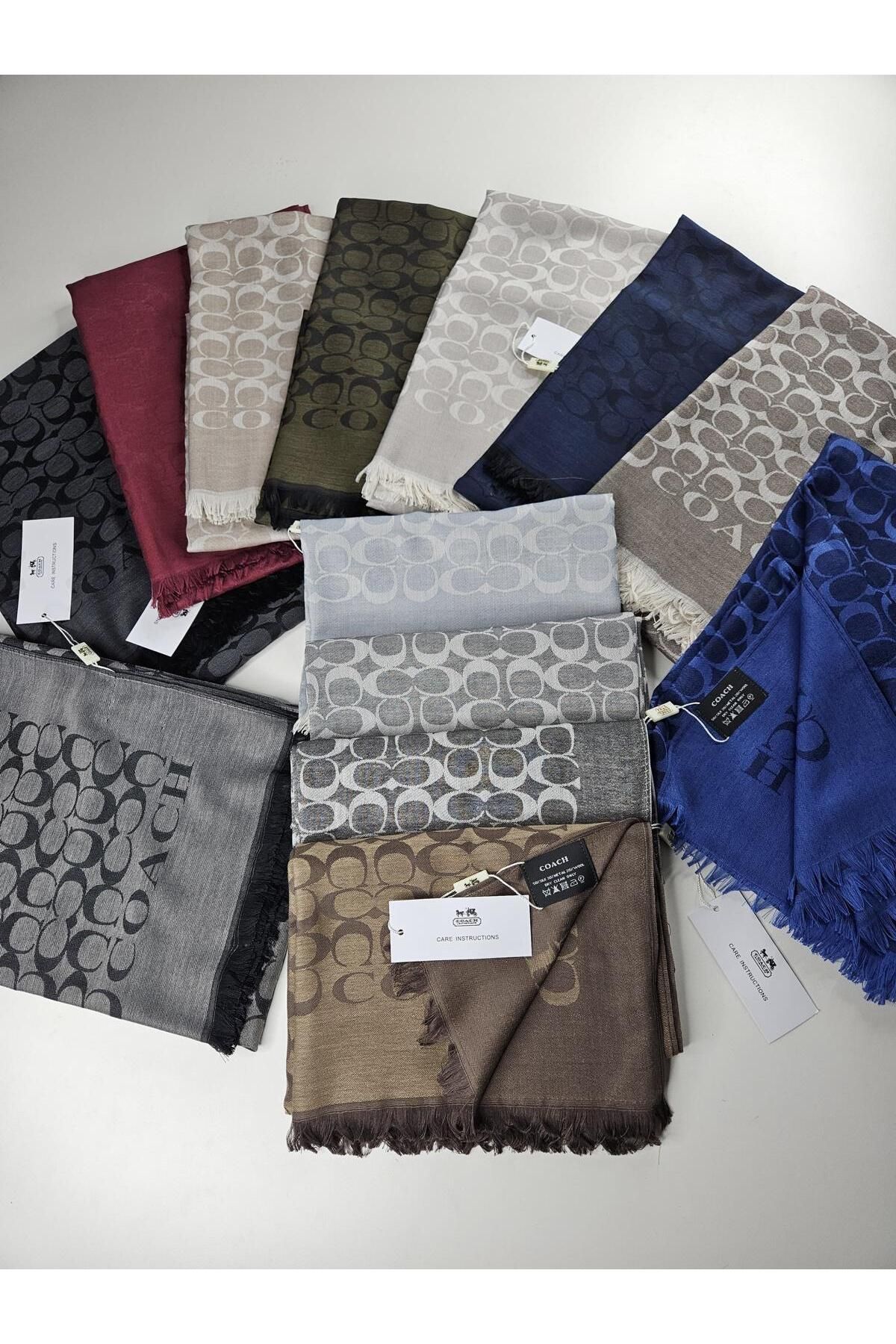 Webinay Home-C Pattern Imported Cotton Wool Shawl Summer Thin Fabric Shawl Scarf Hijab Double-Sided 6