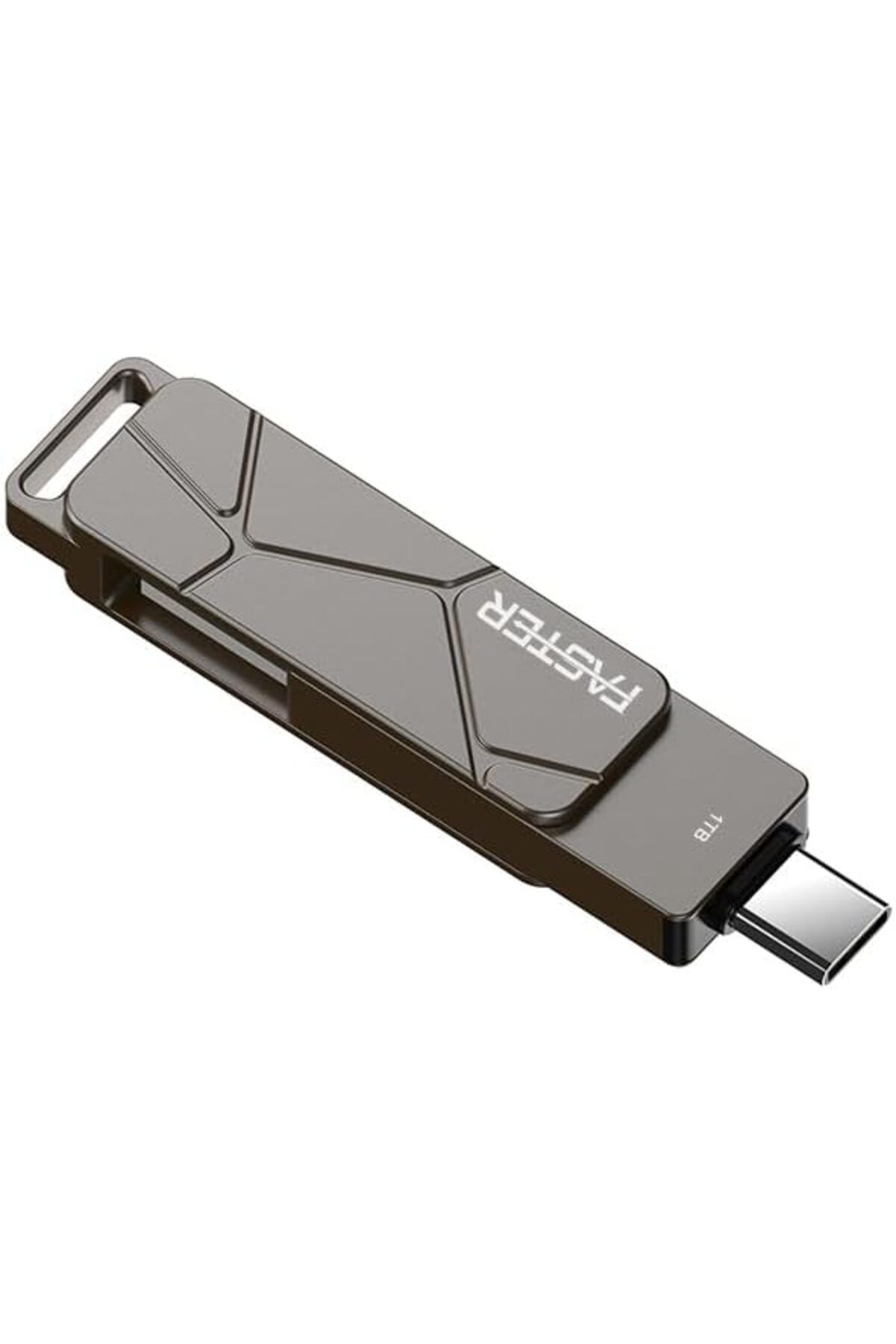 Faster-محرك أقراص فلاش USB-C سعة 1 تيرابايت، وذاكرة USB 3.1 OTG، ومنفذين USB-A وUSB-C، ونقل عالي السرعة 3