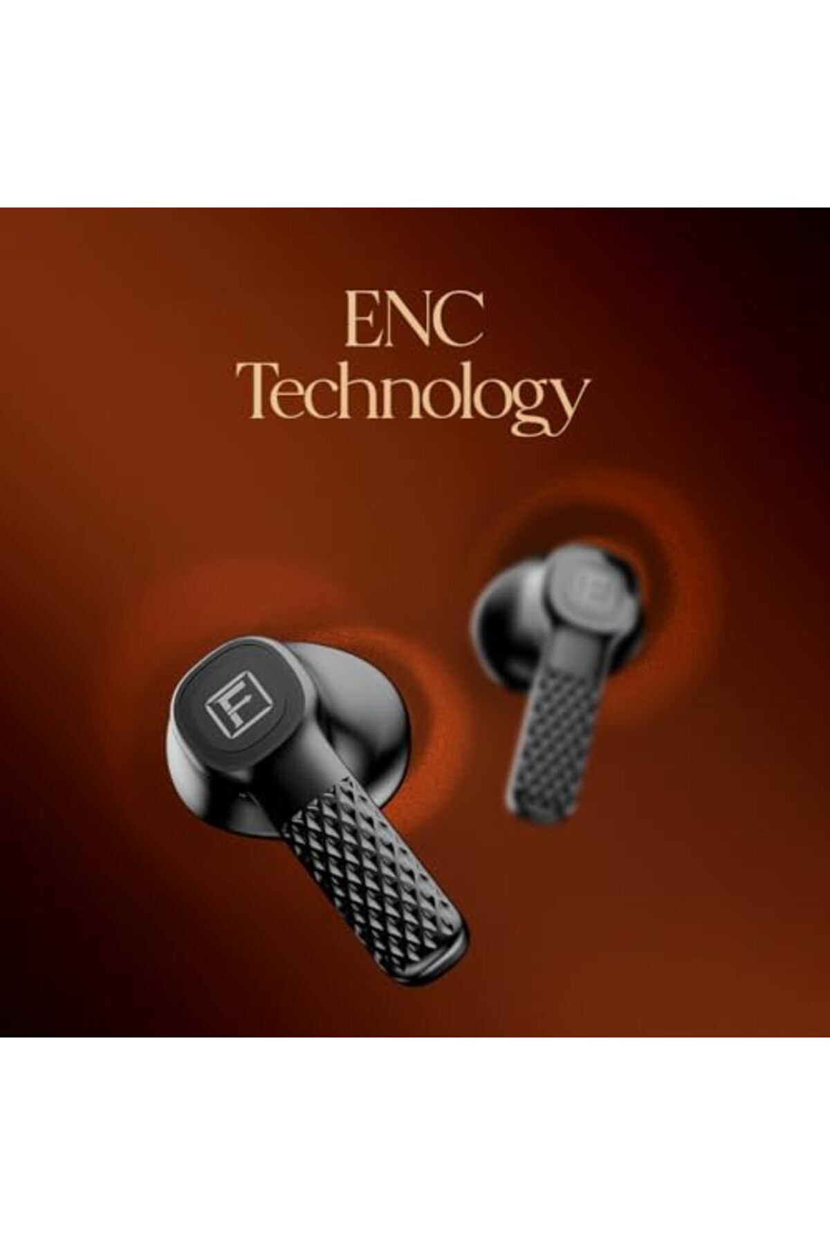 Faster-TroniX Half In-Ear Earbuds Bluetooth 5.4 with ENC Tech, LED Display Charging Case, 8H Playbac 6