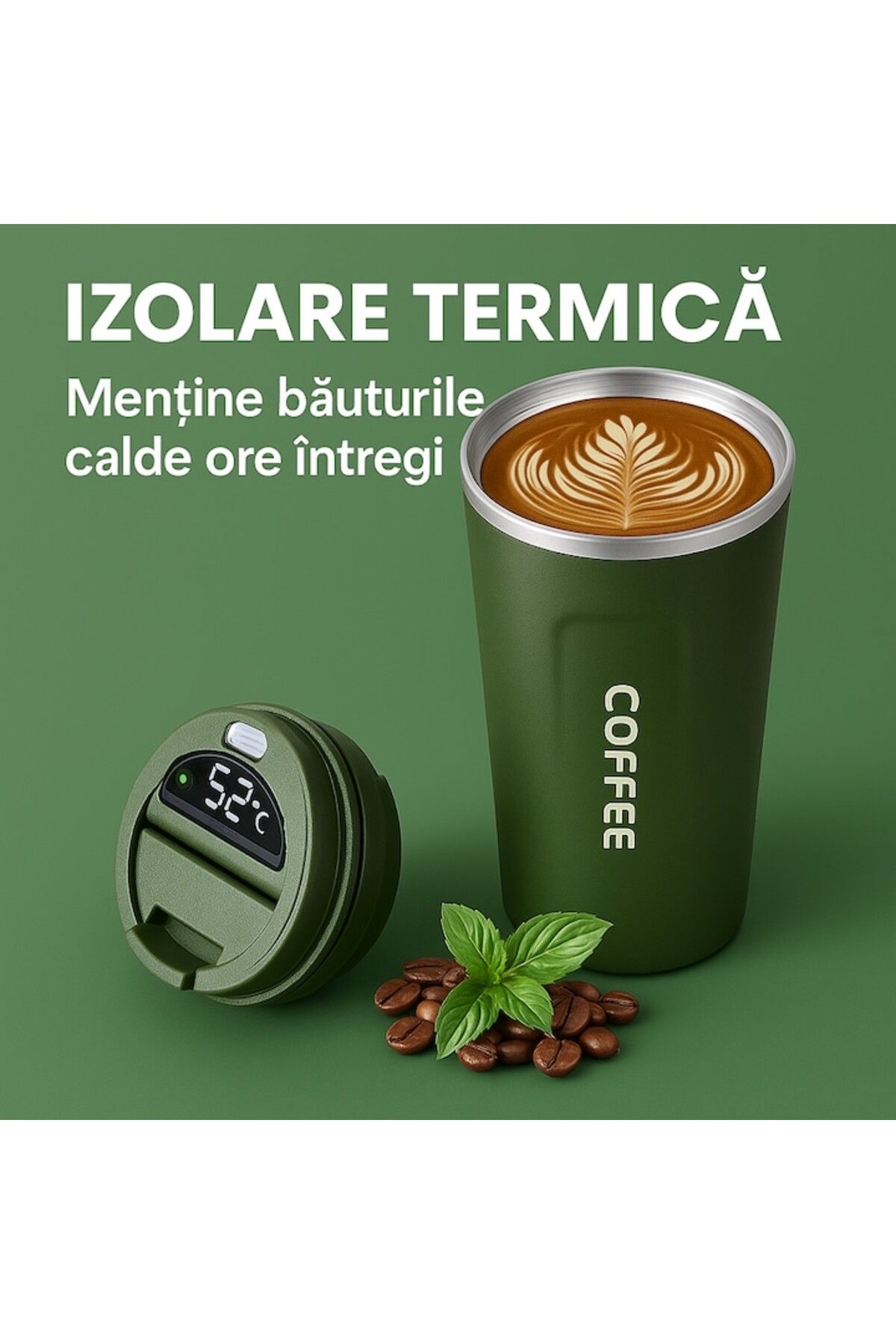 DIGIMAT STORE-Smart Thermos Cup with Digital Display DIGIMAT®, Leak-Proof, Hermetic Closure, Modern Design, 510ml 3