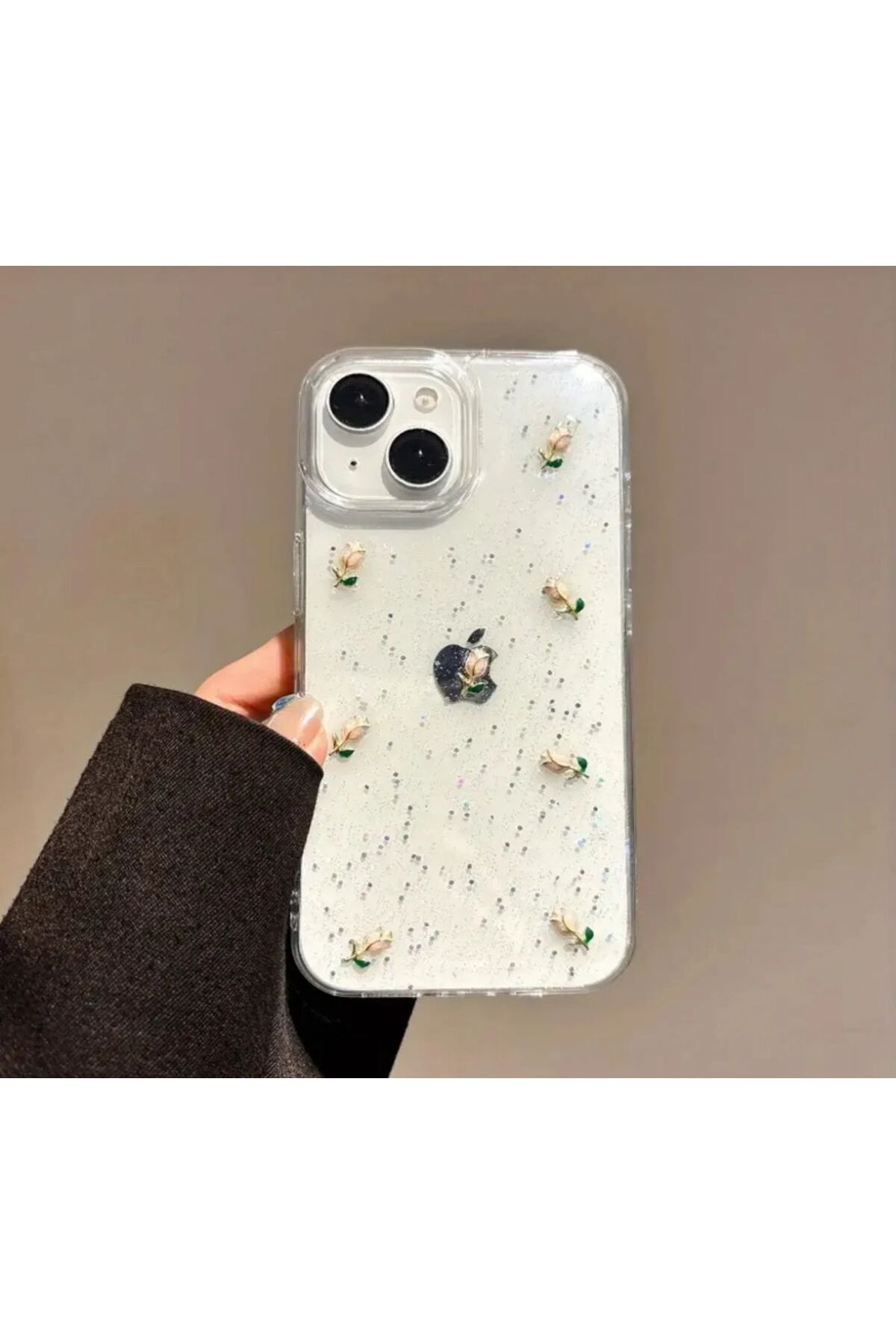 CASABLANCA-iPhone 13 Pro Max Compatible Tulip Figured Phone Case 1