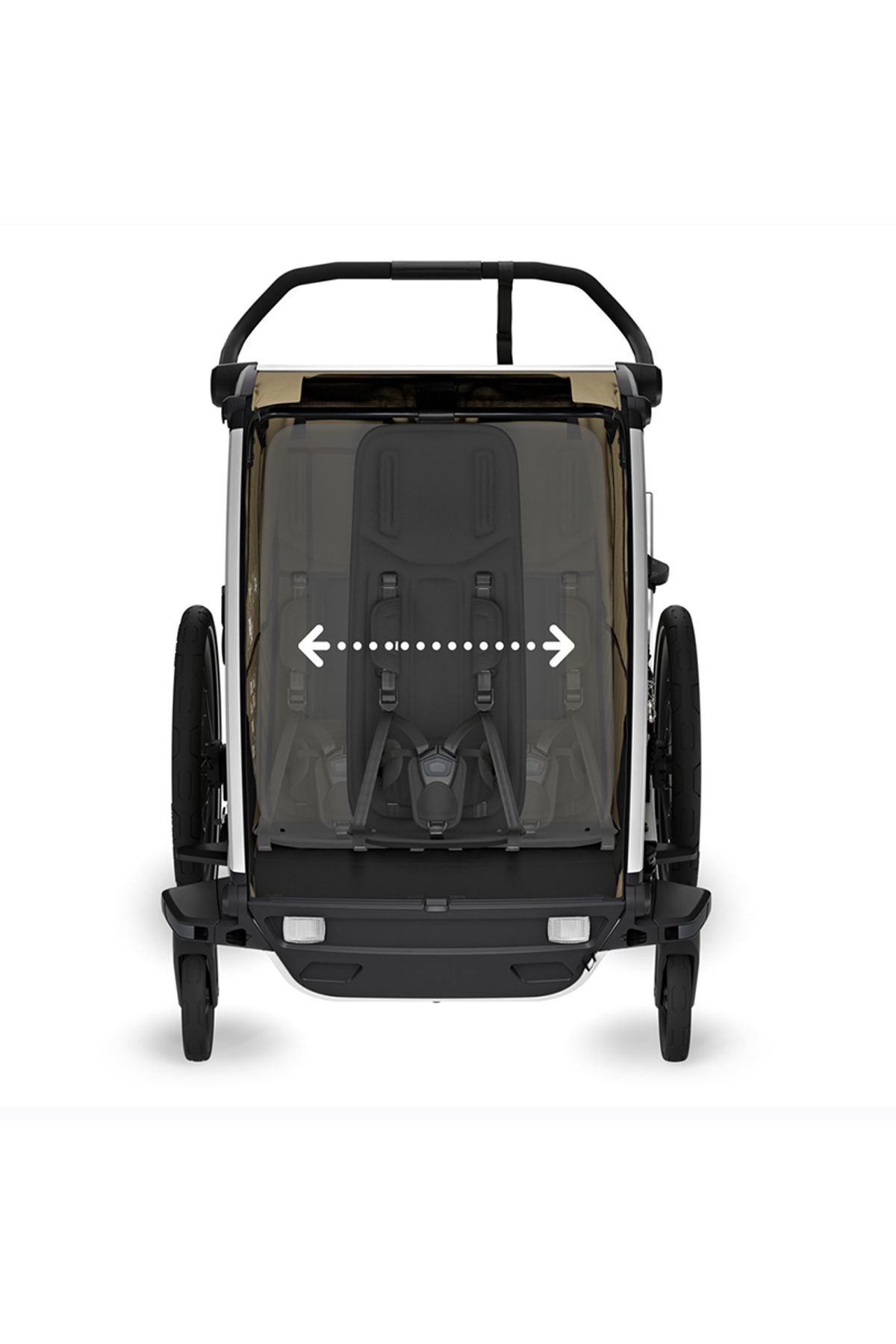 Thule-Carucior multisport double Chariot Cross 2, Dark Slate 6