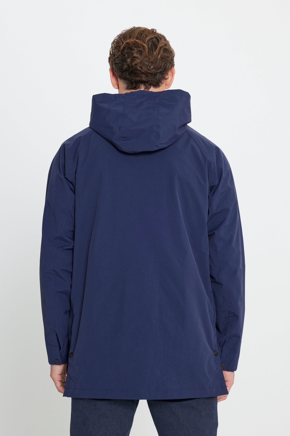 کاپشن مردانه آبی سرمه ای آلتین ییلدیز | ET0724100203 اورجینال - تصویر 9