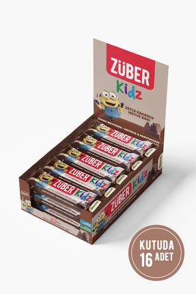Züber Kidz Meyve Bar Sütlü Kakaolu 25g x 16 Adet