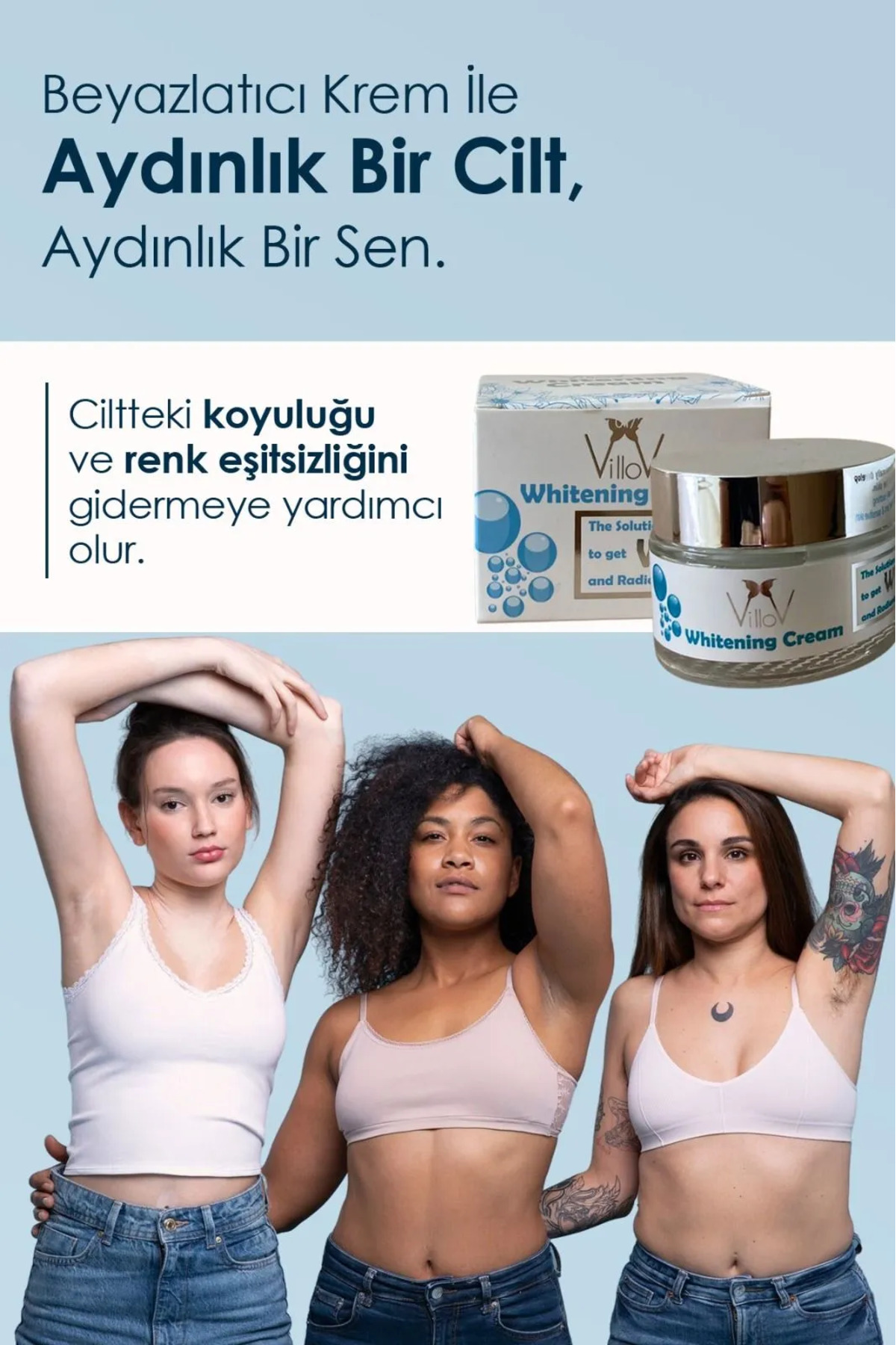Özel Bölge Renk Açıcı Beyazlaştırıcı Krem 50 ml. — VLLV1234156 — تصویر 3 از 3
