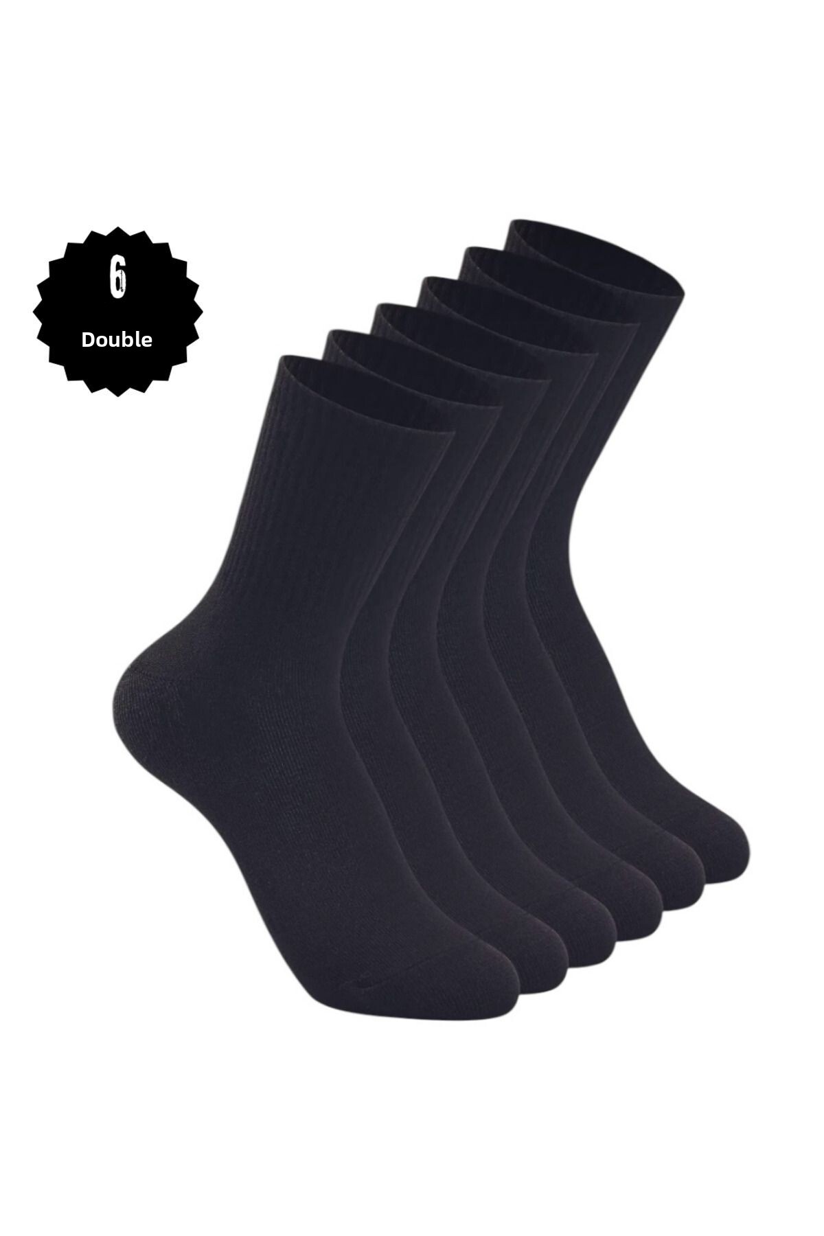 Çorap Kurdu Ekonomické balení 6 unisexových sportovních College ponožek