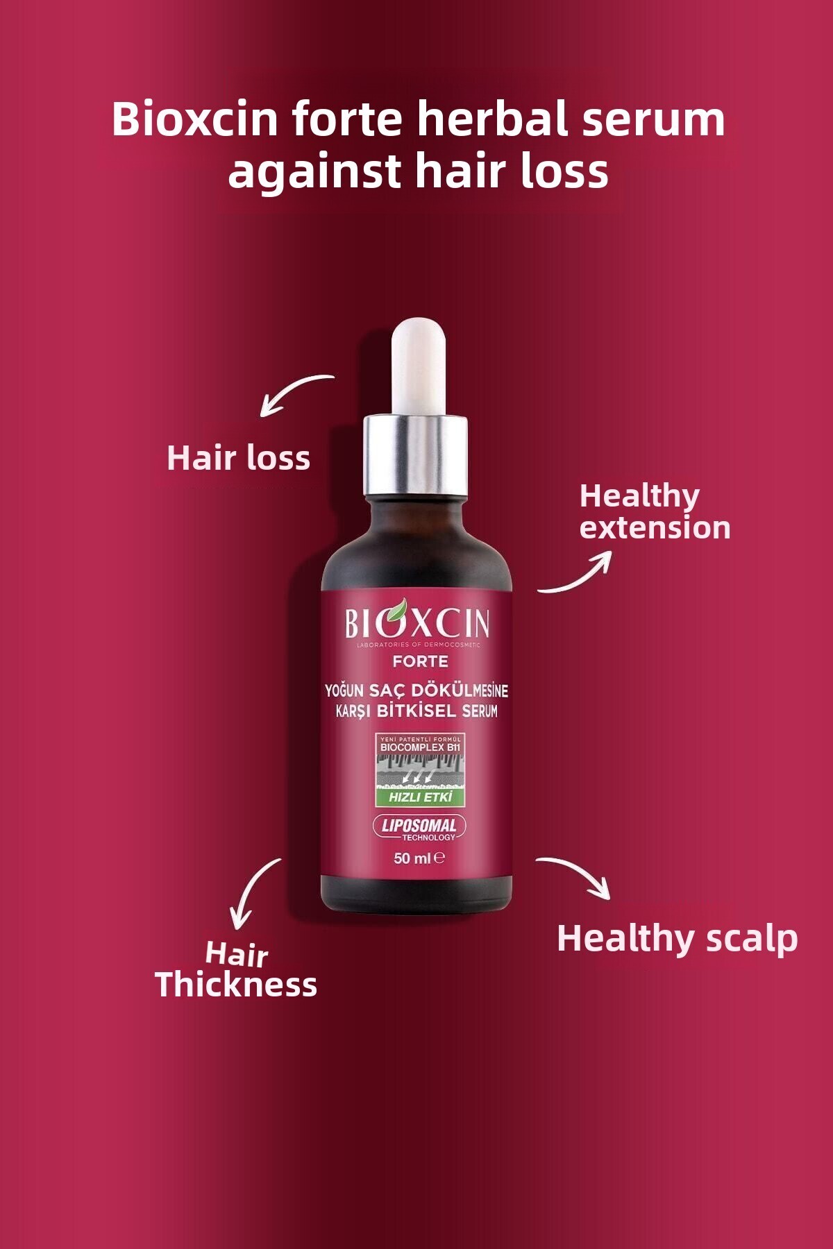 Bioxcin-مجموعة سيروم وشامبو فورت - 3 عبوات 50 مل و 300 مل 2