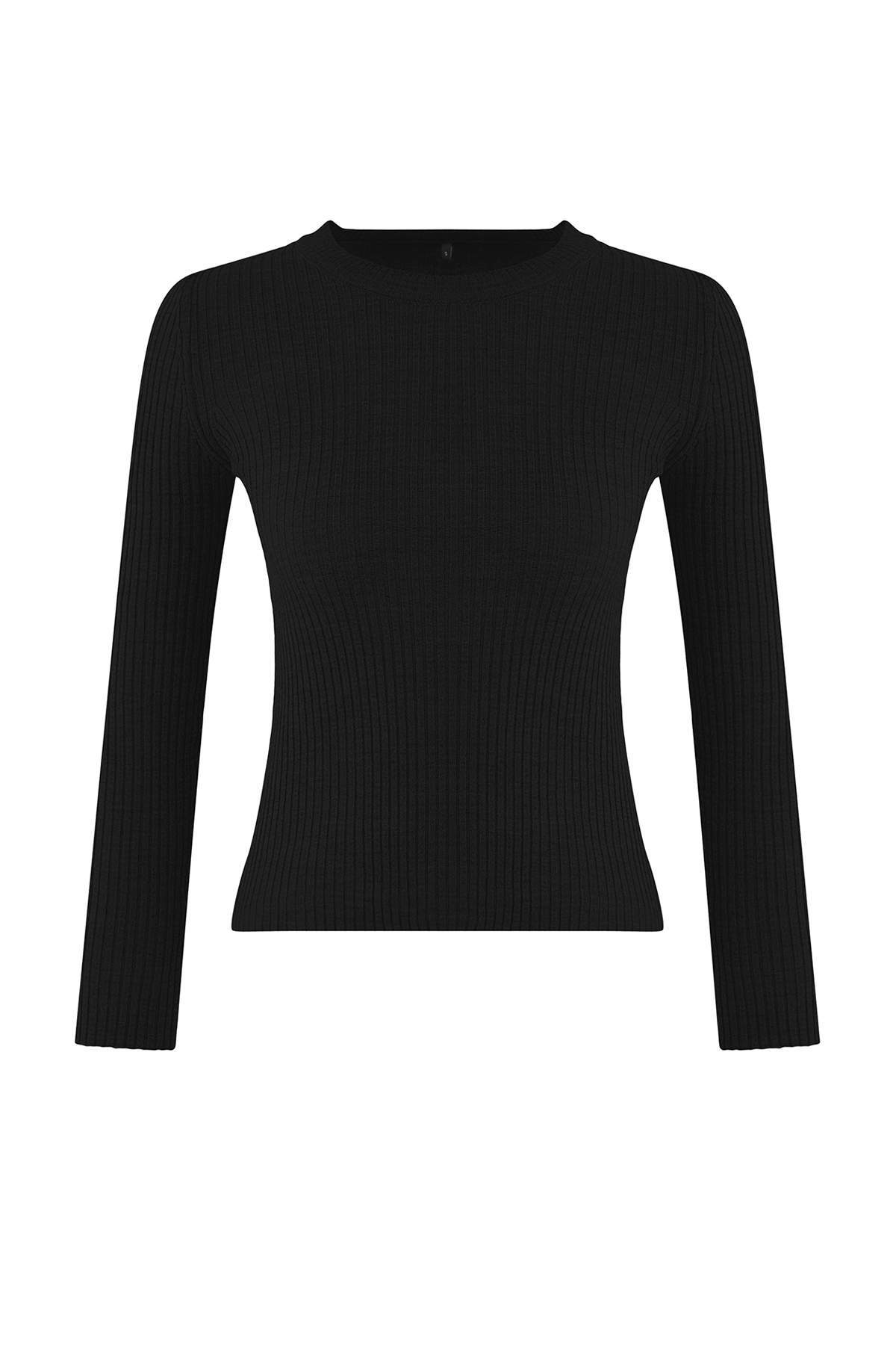 Trendyolmilla  Siyah-Gri İkili Paket Triko Kazak TWOAW22KZ1766 - Görsel 9