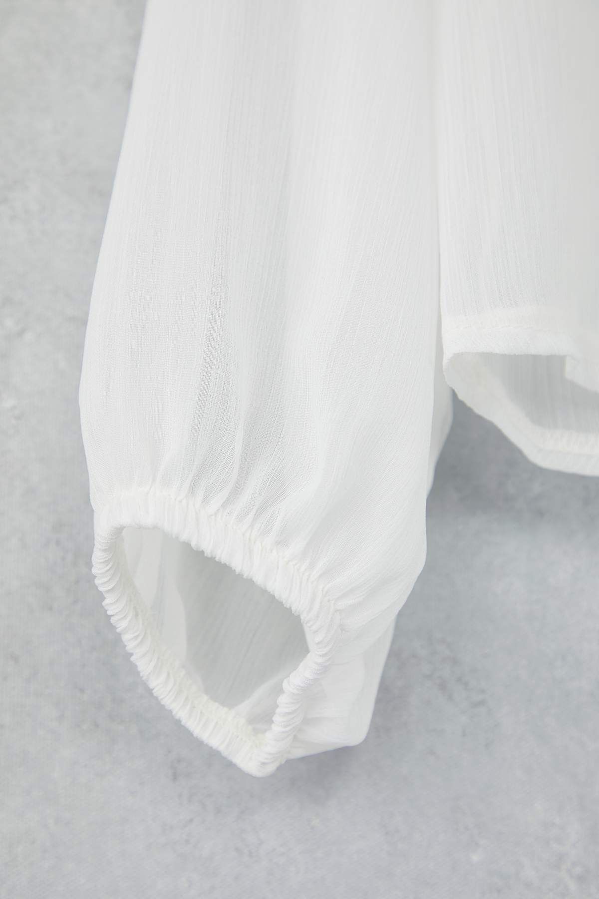 Trendyol Collection-Ecru Contrast Piping Boho Υφαντή Μπλούζα TWOAW26BZ00144 6