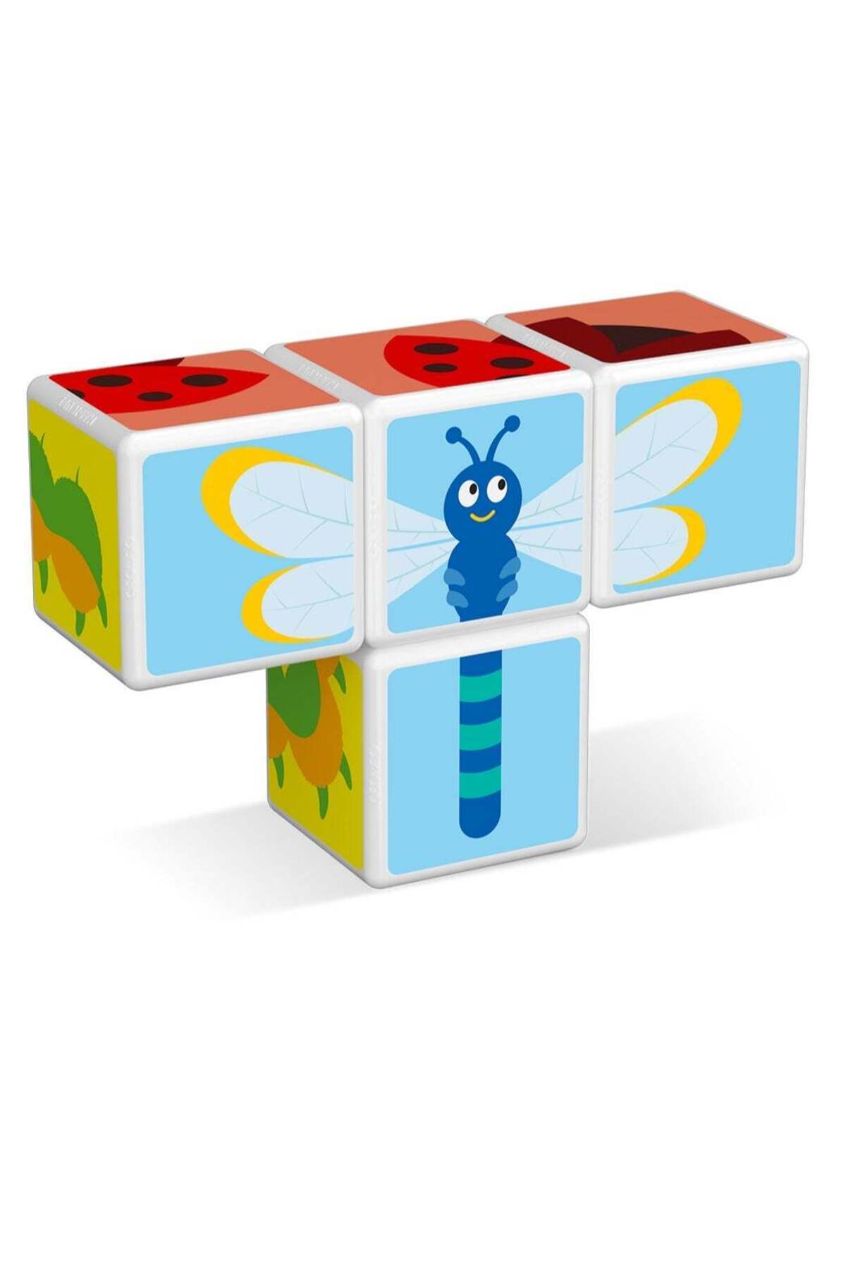 بازی ساختنی حشرات مجیکیوب با مکعب‌های مغناطیسی، شامل ۴ مکعب، ساخت سوئیس ۱۰۰