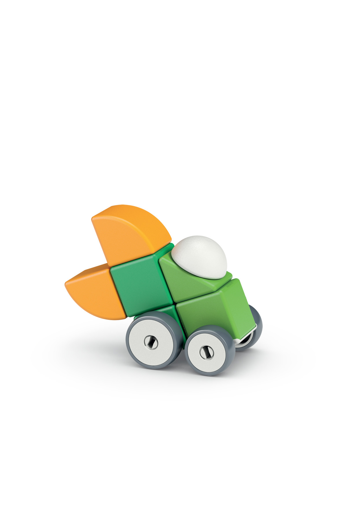 مک‌کیوب ۴ شکل چرخ‌های بازیافتی ۱۳ تکه