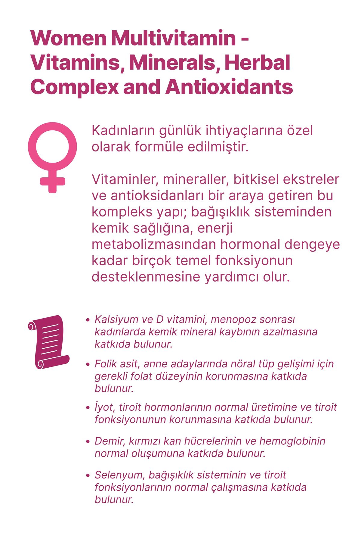 anocin-Multivitamin Women's First in Tr with 41 Kinds - (Woman Multivitamin & Mineral Complex) 3
