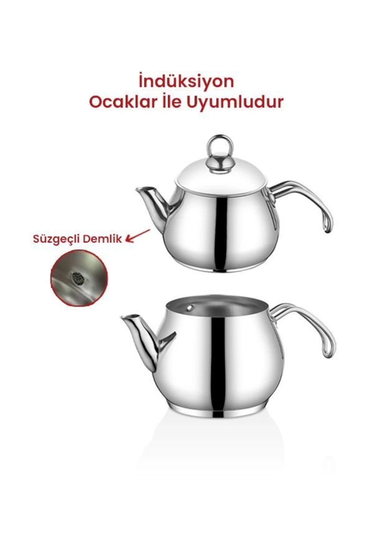 Kahramanlar-Alize Medium Size Induction Based Teapot Set 2