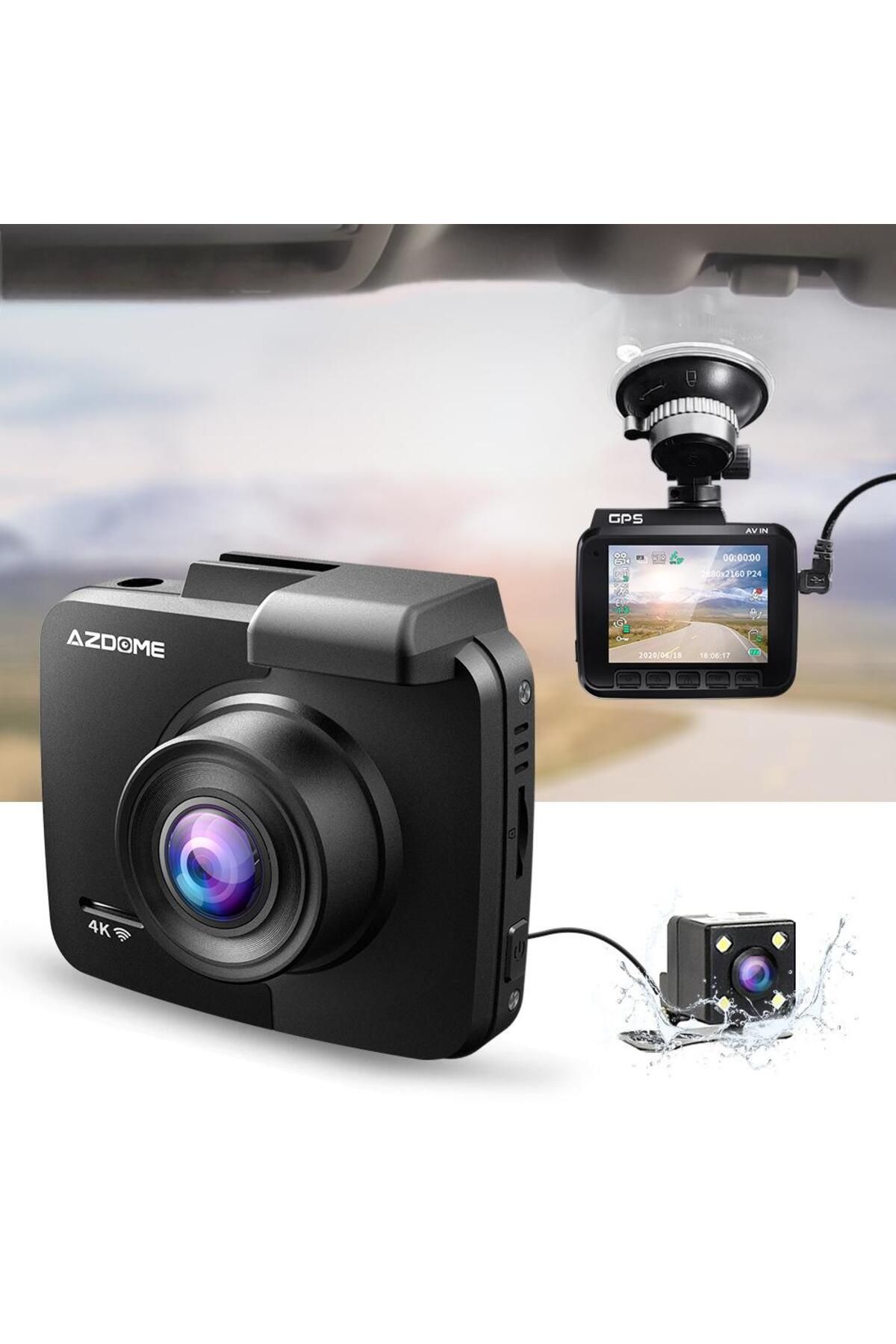 Generic-GS63H Dash Cam Dual Lens 4K UHD Recording Car Camera DVR GPS Wi-Fi G-Sensor Motion Detection 2
