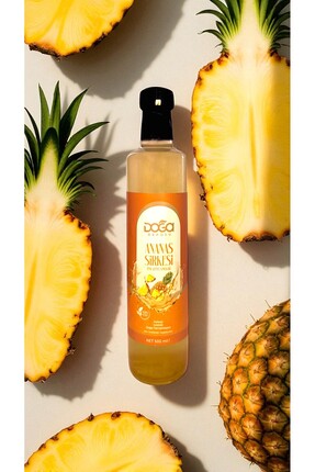 DOĞA DEPOSU Doğal Fermente Ananas Sirkesi - %100 Katkısız,500ml Cam Şişe