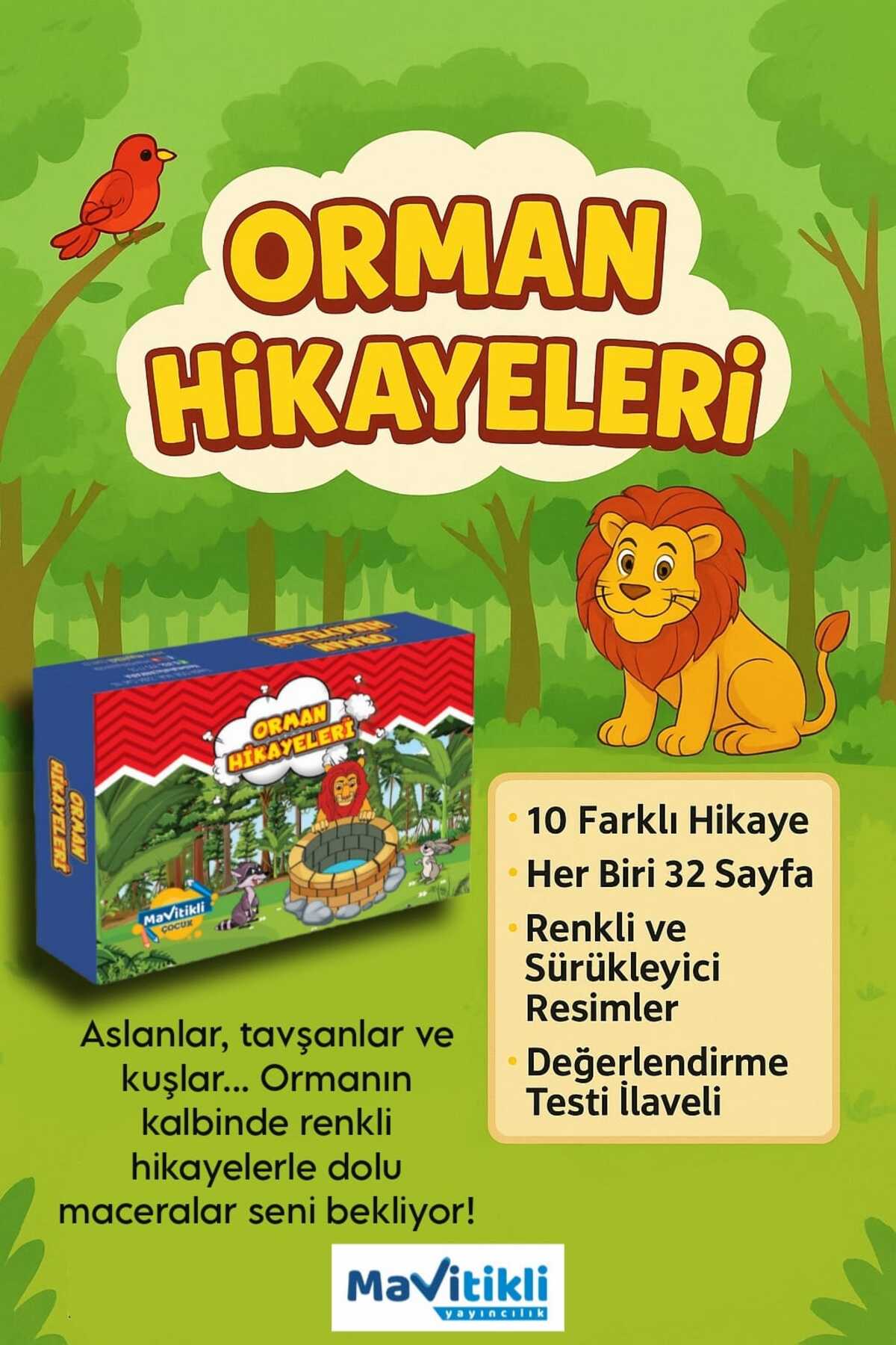 MAVİTİKLİ YAYINCILIK HİKAYE ORMAN HİKAYELERİ fotoğrafı 3 (önizleme)