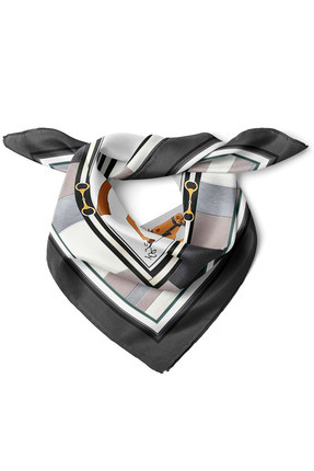 nehir eşarp At Desen Fular Bandana 50x50 Cm