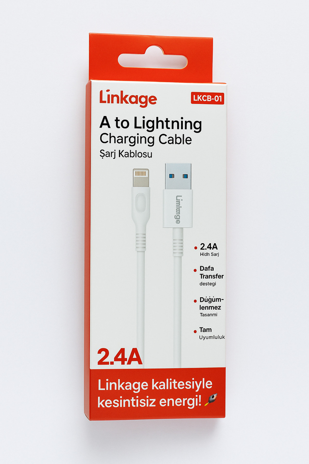 Usb Şarj Kablosu Iphone Lkcb-01 Datcharg Tm Usb Şarj Ve Veri Kablosu