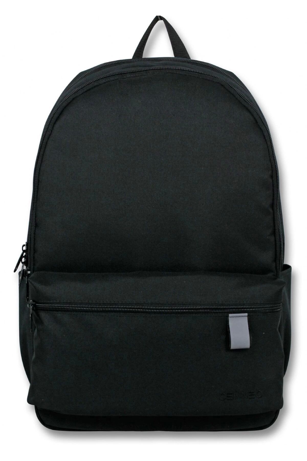 ÜMİT ÇANTA-Cennec Three Compartment Men's Black Primary School Backpack - 5120 - Primary School 1-2-3-4. Suitable for Classes 2