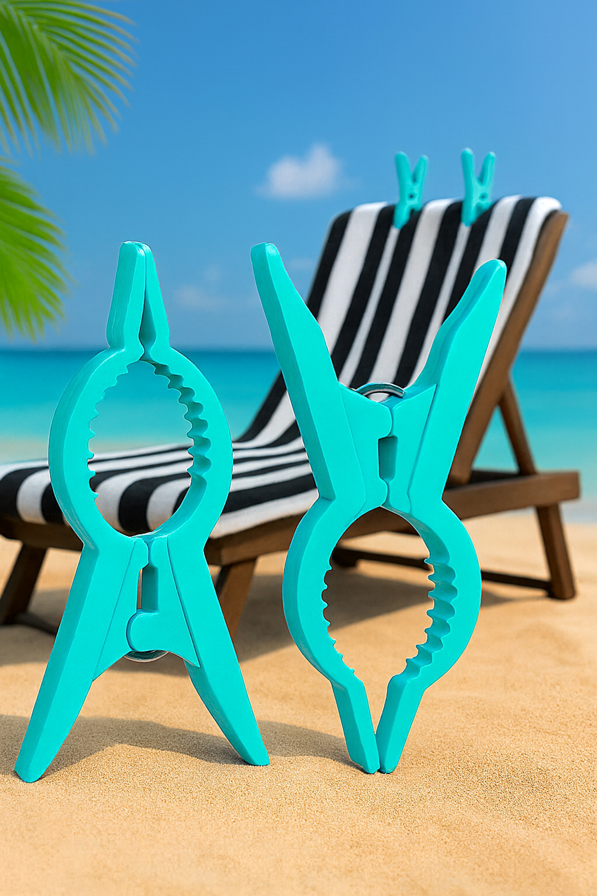 Boldy-2-Piece Beach Latch - Sunbed and Stabilizer Towel 5