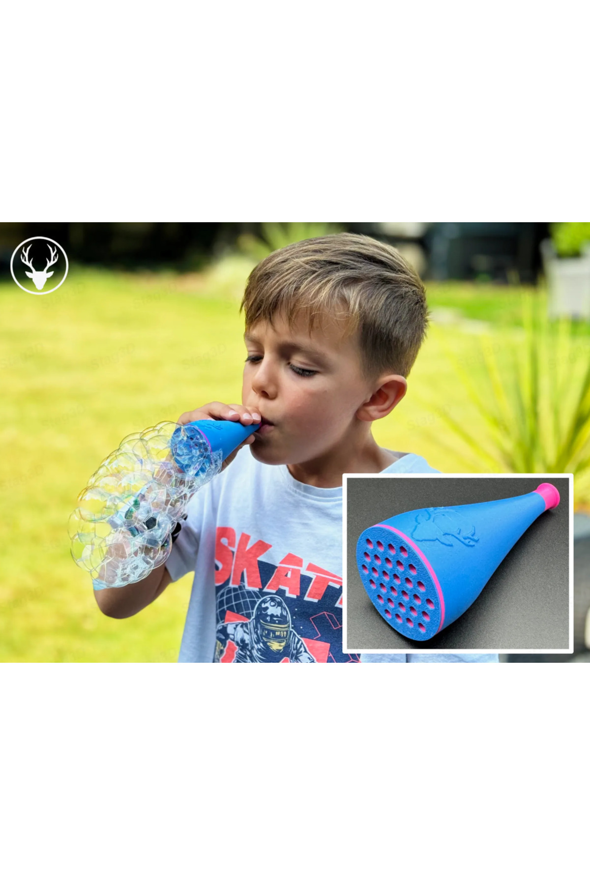 PUREYSMA Baloncuk Köpük Yapıcı – Köpük Oyuncağı Baloncuk Makinesi Eğlenceli Köpük Baloncuk Üfleme