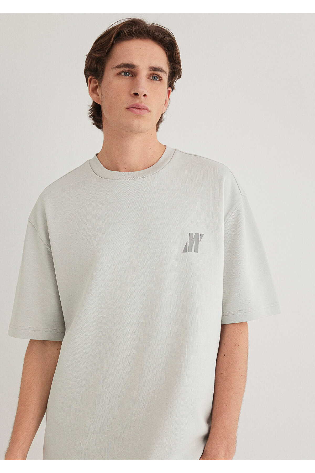 Mavi-Pro Gray T-Shirt Relaxed Fit / Relaxed Cut 0612743 -70082 3